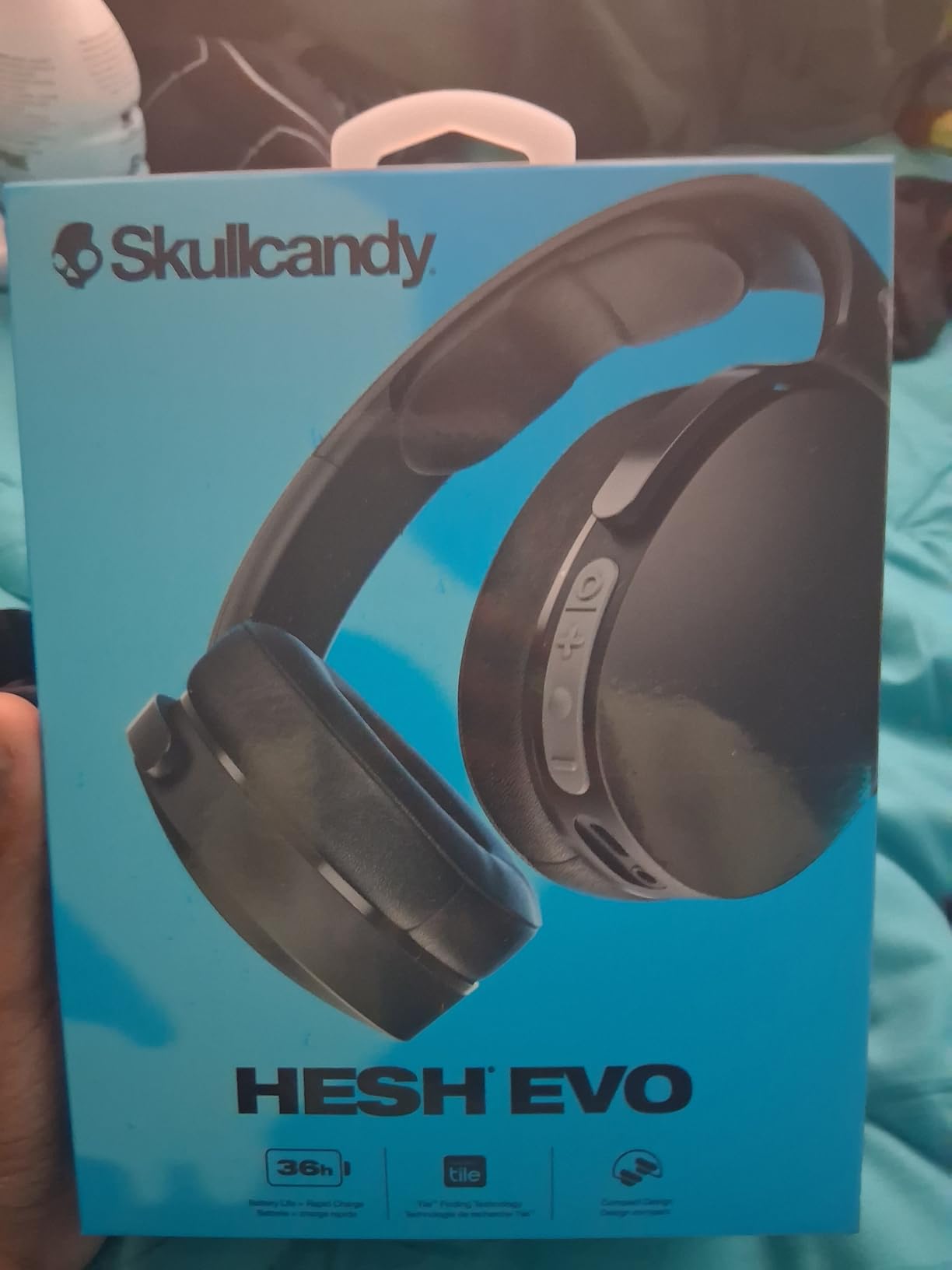 Skullcandy Hesh ANC Wireless Over-Ear Bluetooth Headphones with Extra USB-C Charging Cable, Active Noise Canceling, 22 Hrs Battery, Foldable Lightweight Design, Microphone iPhone Android - True Black Customer Review Skullcandy Hesh ANC Wireless Over-Ear Bluetooth Headphones with Extra USB-C Charging Cable, Active Noise Canceling, 22 Hrs Battery, Foldable Lightweight Design, Microphone iPhone Android - True Black - Customer Photo 2