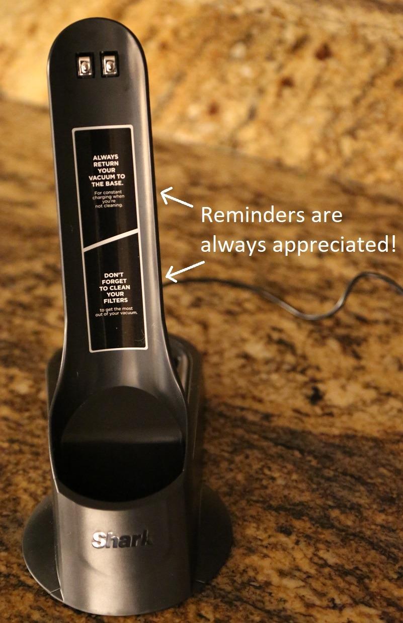 Shark WANDVAC Cordless Hand Vac, Lightweight, Versatile and Portable at 1.4 lbs., Powerful Suction for Pet Hair, Charging Dock, One-Touch Empty for Car & Home, Duster Crevice Tool, Black, WV201BK Customer Review Shark WANDVAC Cordless Hand Vac, Lightweight, Versatile and Portable at 1.4 lbs., Powerful Suction for Pet Hair, Charging Dock, One-Touch Empty for Car & Home, Duster Crevice Tool, Black, WV201BK - Customer Photo 2