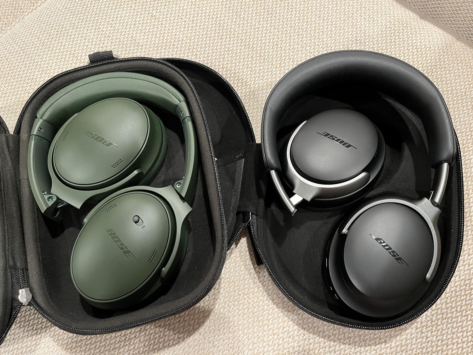 Bose QuietComfort Bluetooth Headphones, Wireless Headphones with Active Over Ear Noise Cancelling and Mic, Deep Bass, Up to 24 Hours of Playtime, Black Customer Review Bose QuietComfort Bluetooth Headphones, Wireless Headphones with Active Over Ear Noise Cancelling and Mic, Deep Bass, Up to 24 Hours of Playtime, Black - Customer Photo 1
