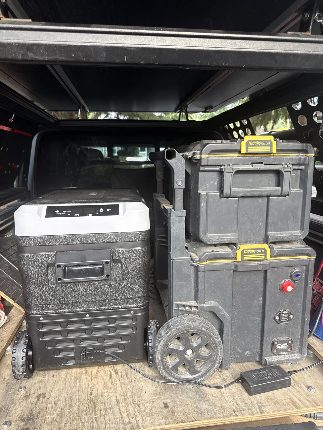 EUHOMY 12 Volt Refrigerator, 53QT(50L) Electric Cooler, Portable Freezer 12V/24V DC 100-240V AC, 12V Fridge -4℉~68℉, 12V Cooler with Wheels & 2 Baskets for Travel, Truck, Boat, Camping Customer Review EUHOMY 12 Volt Refrigerator, 53QT(50L) Electric Cooler, Portable Freezer 12V/24V DC 100-240V AC, 12V Fridge -4℉~68℉, 12V Cooler with Wheels & 2 Baskets for Travel, Truck, Boat, Camping - Customer Photo 3