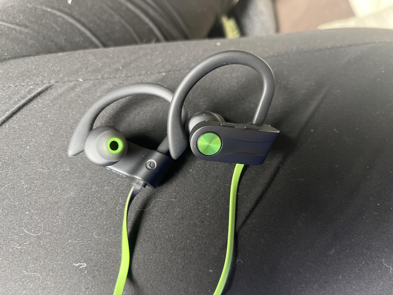 JOYWISE Bluetooth Headphones, Wireless Earbuds IPX7 Waterproof Bluetooth 5.3 Headphones with 16Hrs Playtime Stereo Bass Headsets with Mic Running Headsets with Earhooks for Sports Running Workout - Customer Photo 2