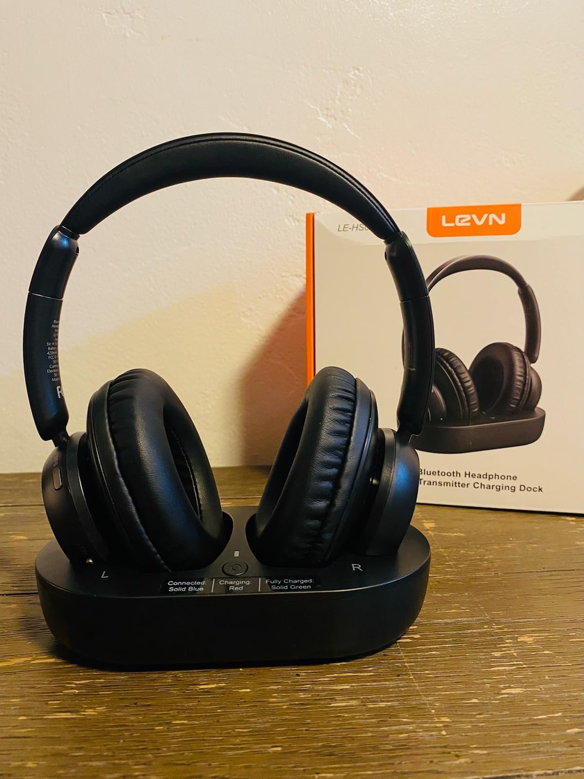 LEVN Wireless Headphones for TV Watching with Transmitter Customer Review LEVN Wireless Headphones for TV Watching with Transmitter - Customer Photo 1