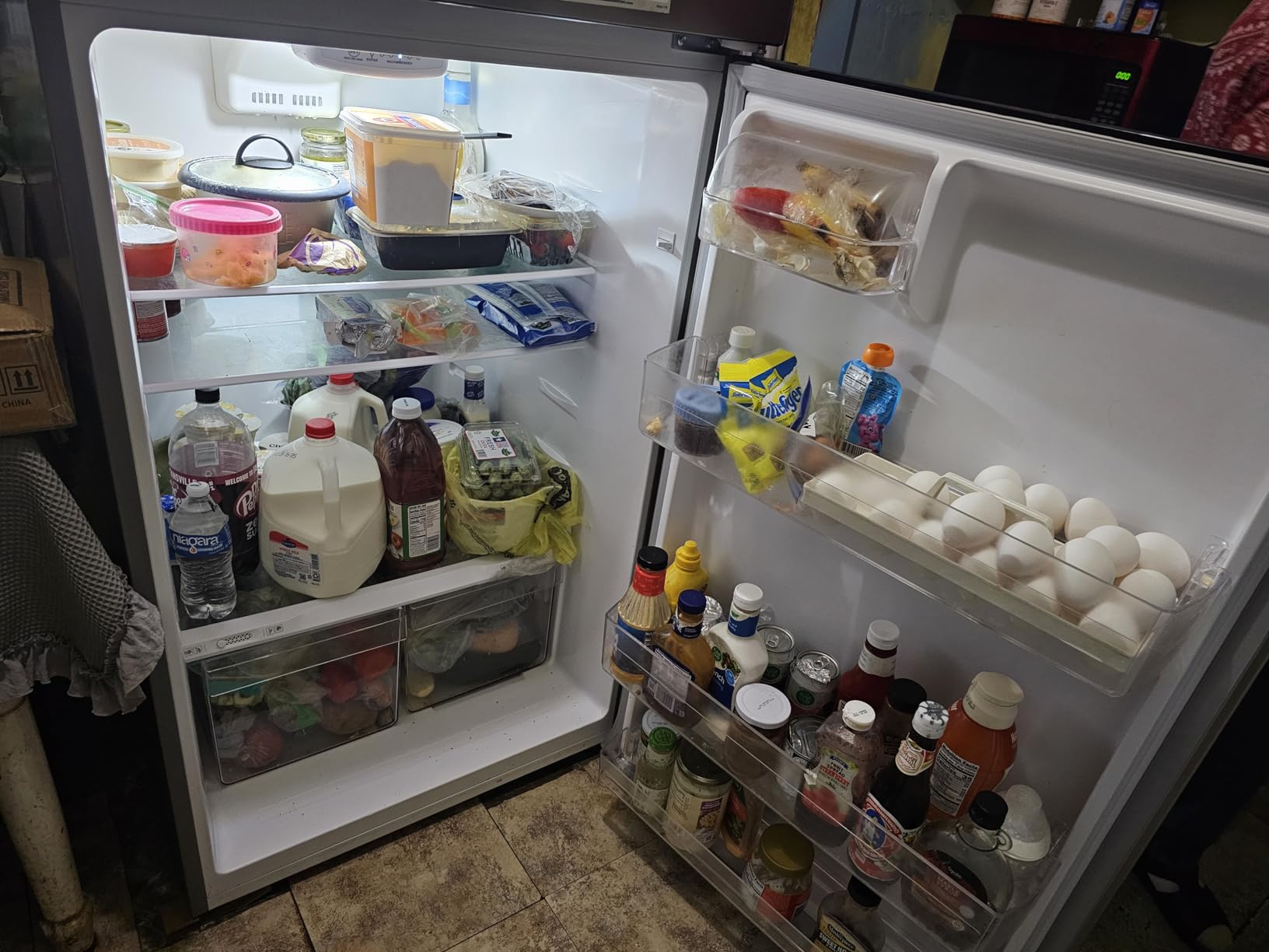 Upstreman 11.6 Cu.Ft. Double Door Refrigerator in Stainless Steel with Large Capacity Top Freezer, Frost Free, Adjustable Thermostat Control, Apartment Refrigerator with Freezer, ENERGY STAR Customer Review Upstreman 11.6 Cu.Ft. Double Door Refrigerator in Stainless Steel with Large Capacity Top Freezer, Frost Free, Adjustable Thermostat Control, Apartment Refrigerator with Freezer, ENERGY STAR - Customer Photo 1