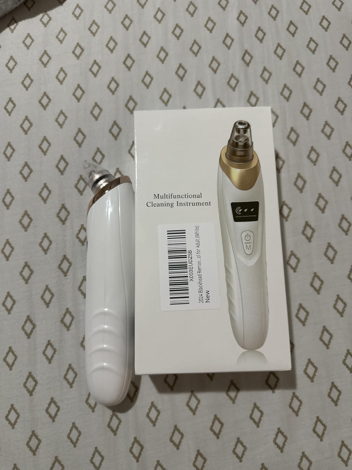 2025 Blackhead Remover Pore Vacuum, Facial Pore Cleaner-5 Suction Power,5 Probes,USB Rechargeable Blackhead Vacuum Kit Electric Acne Extractor Tool for Adult - Customer Photo 2