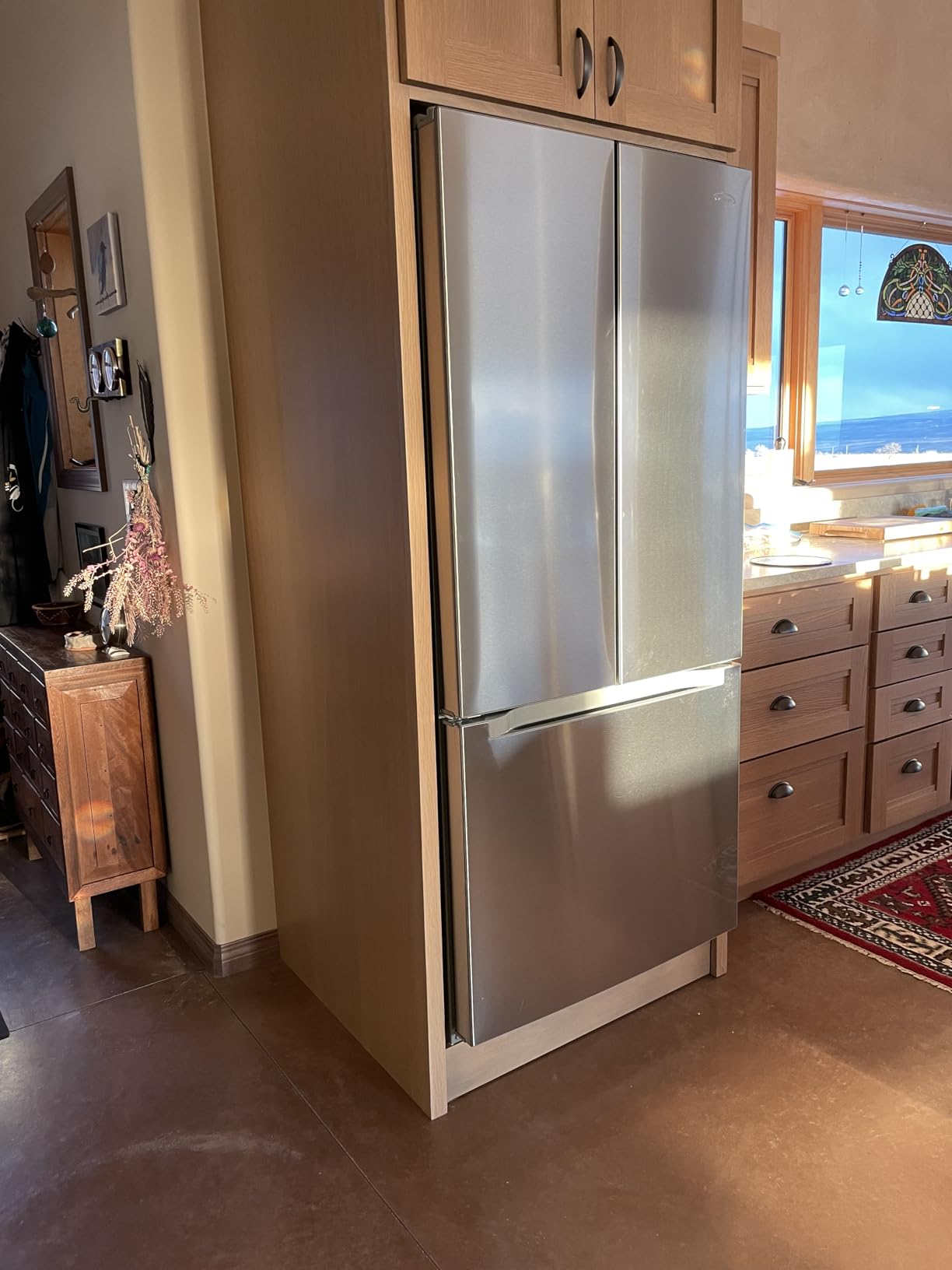 KoolMore KM-RERFDSS-18C 30-Inch and 18.5 cu. ft. Counter Depth French Refrigerator with Three Doors and Deep Freezer in Stainless-Steel, Silver Customer Review KoolMore KM-RERFDSS-18C 30-Inch and 18.5 cu. ft. Counter Depth French Refrigerator with Three Doors and Deep Freezer in Stainless-Steel, Silver - Customer Photo 1