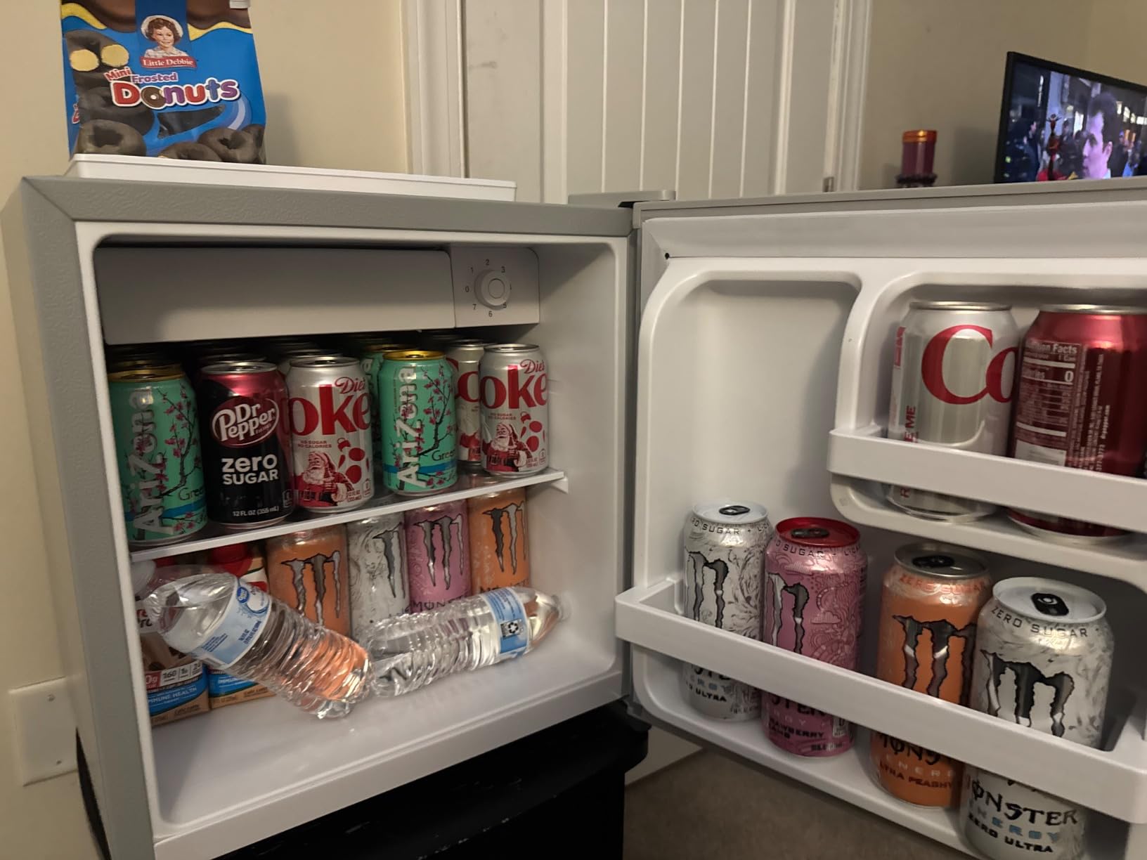 Antarctic Star Compact Refrigerator Mini Fridge with Freezer, 1.7 Cu. Ft - Customer Photo 1