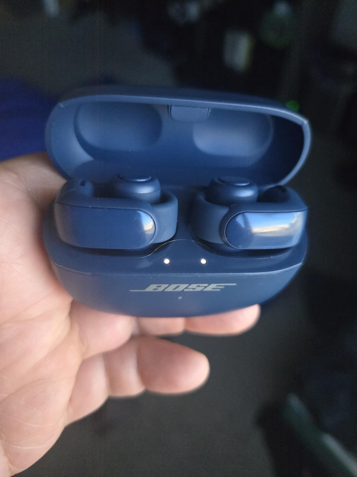 Bose Ultra Open Bluetooth Earbuds, True Wireless Earbuds with OpenAudio for Awareness, Clip On Design for Comfort, Immersive Audio, Up to 48 Hrs of Playtime, Black - Customer Photo 1