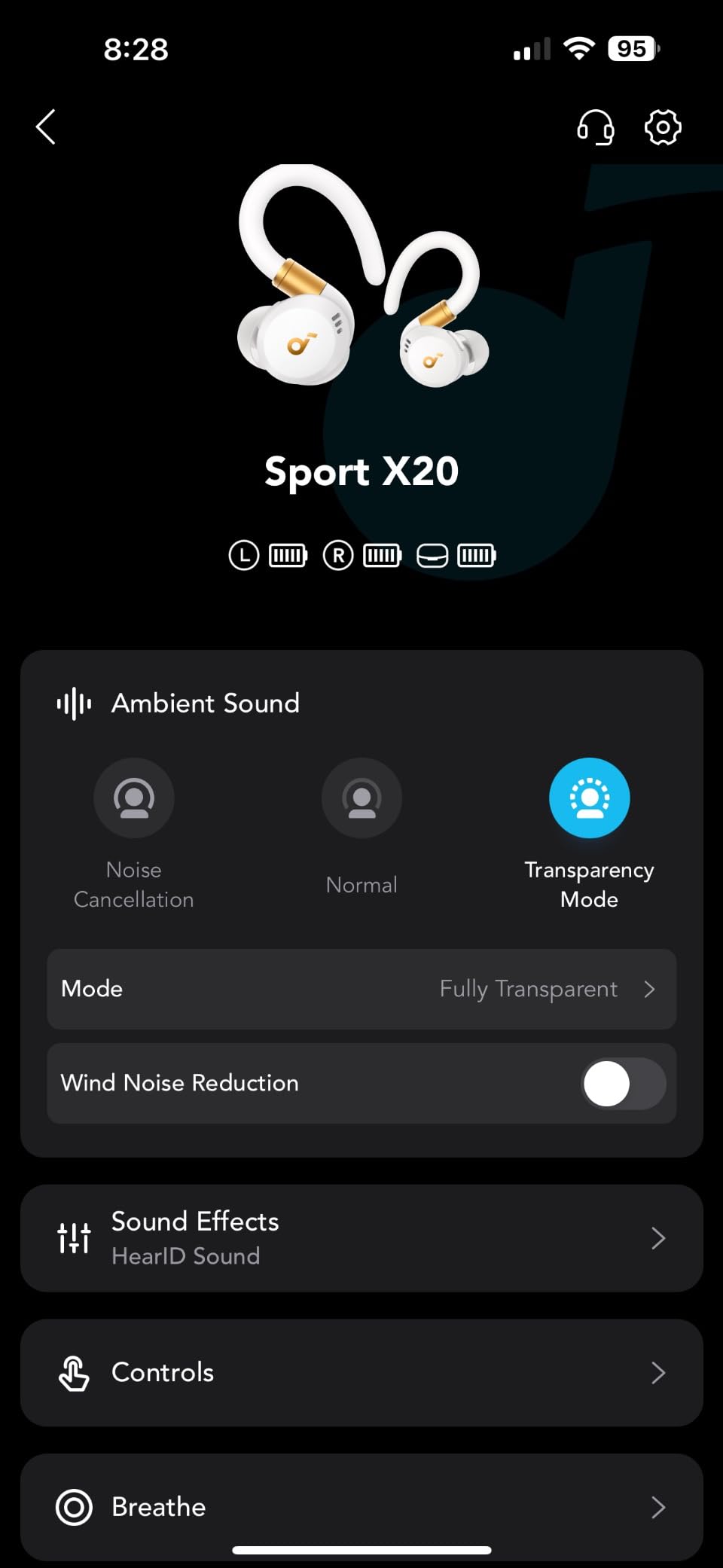Soundcore Sport X20 by Anker, True-Wireless Workout Earbuds, Rotatable and Extendable Ear Hooks, Noise Cancelling, Deep Bass, IP68 Waterproof, Sweatproof, Dustproof, 48H Play, Sport Earbuds for Gym Customer Review Soundcore Sport X20 by Anker, True-Wireless Workout Earbuds, Rotatable and Extendable Ear Hooks, Noise Cancelling, Deep Bass, IP68 Waterproof, Sweatproof, Dustproof, 48H Play, Sport Earbuds for Gym - Customer Photo 2