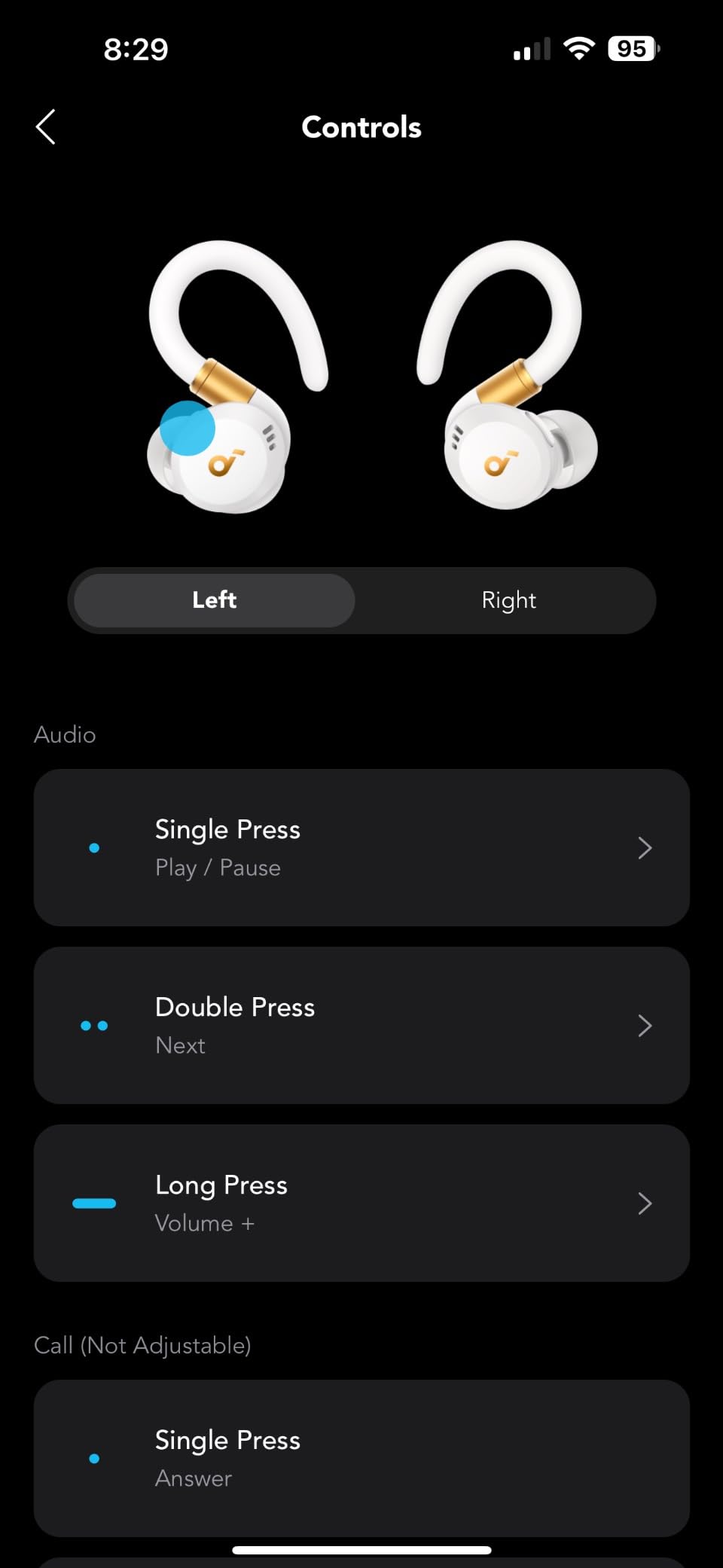 Soundcore Sport X20 by Anker, True-Wireless Workout Earbuds, Rotatable and Extendable Ear Hooks, Noise Cancelling, Deep Bass, IP68 Waterproof, Sweatproof, Dustproof, 48H Play, Sport Earbuds for Gym Customer Review Soundcore Sport X20 by Anker, True-Wireless Workout Earbuds, Rotatable and Extendable Ear Hooks, Noise Cancelling, Deep Bass, IP68 Waterproof, Sweatproof, Dustproof, 48H Play, Sport Earbuds for Gym - Customer Photo 2