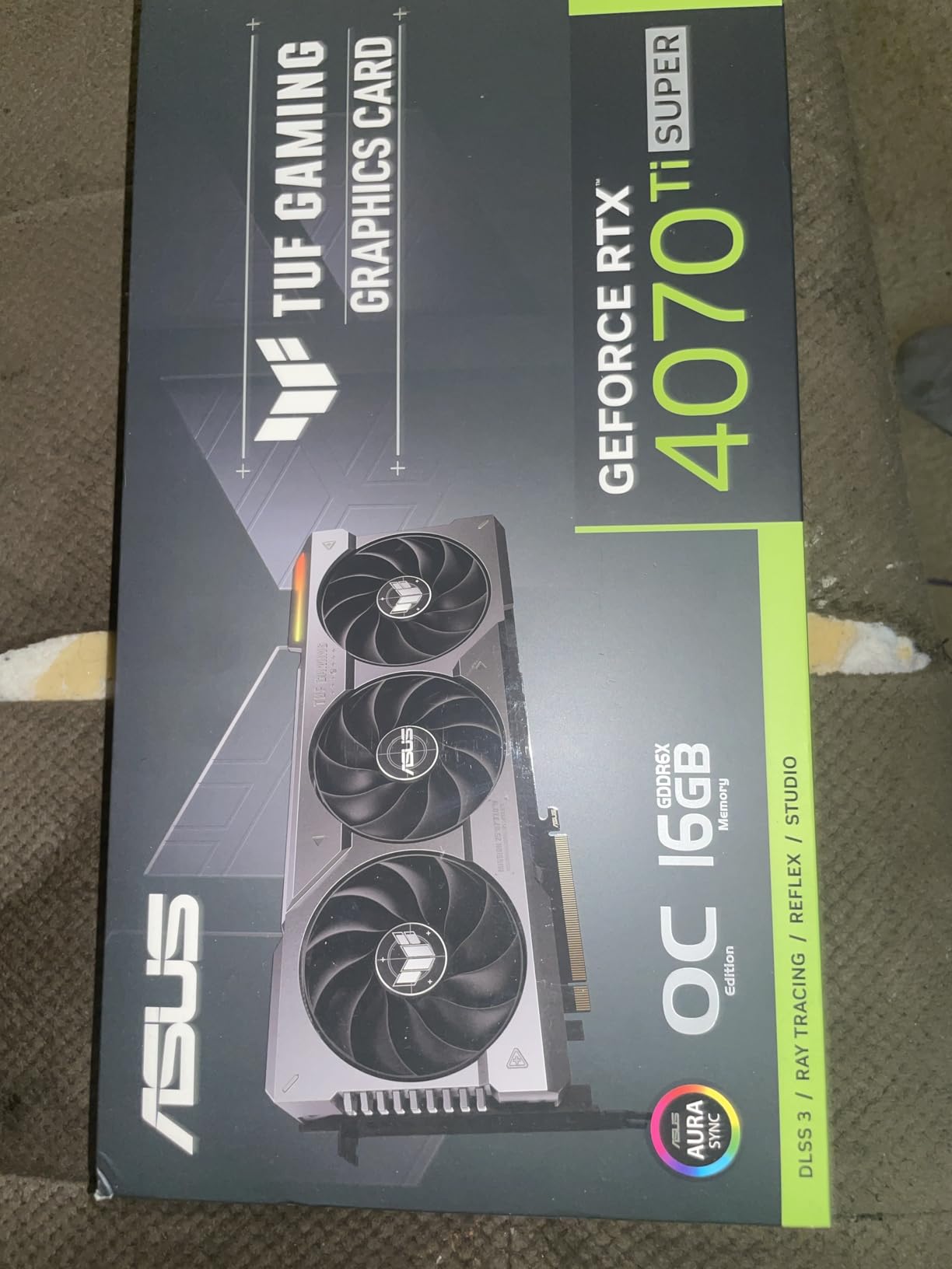 ASUS TUF Gaming GeForce RTX 4070 Ti SUPER 16GB GDDR6X Gaming Graphics Card (NVIDIA GeForce RTX4070Ti DLSS 3, PCIe 4.0, 2X HDMI 2.1a, 3X DisplayPort 1.4a, TUF-RTX4070TIS-16G-GAMING, Black) Customer Review ASUS TUF Gaming GeForce RTX 4070 Ti SUPER 16GB GDDR6X Gaming Graphics Card (NVIDIA GeForce RTX4070Ti DLSS 3, PCIe 4.0, 2X HDMI 2.1a, 3X DisplayPort 1.4a, TUF-RTX4070TIS-16G-GAMING, Black) - Customer Photo 1