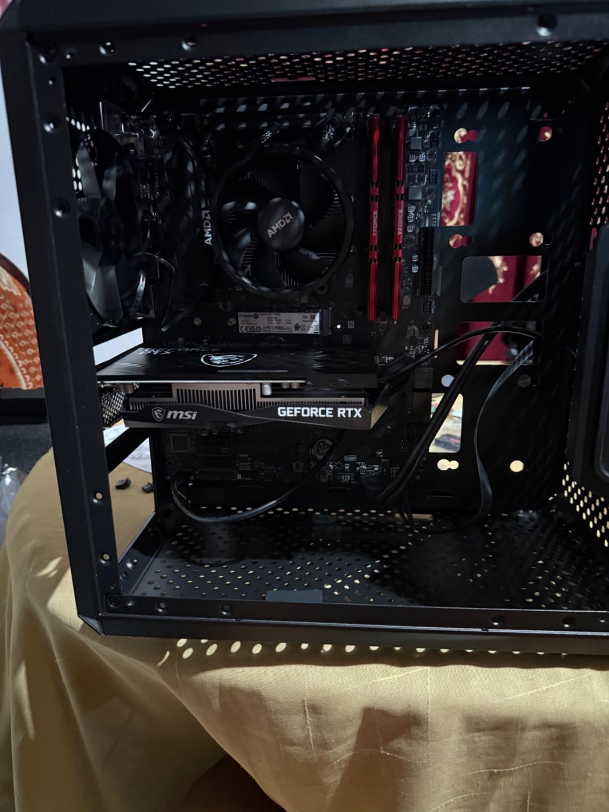 MSI Gaming RTX 3050 Gaming X 6G Graphics Card (NVIDIA RTX 3050, 96-Bit, Boost Clock: 1507 MHz, 6GB GDDR6 14 Gbps) Customer Review MSI Gaming RTX 3050 Gaming X 6G Graphics Card (NVIDIA RTX 3050, 96-Bit, Boost Clock: 1507 MHz, 6GB GDDR6 14 Gbps) - Customer Photo 2