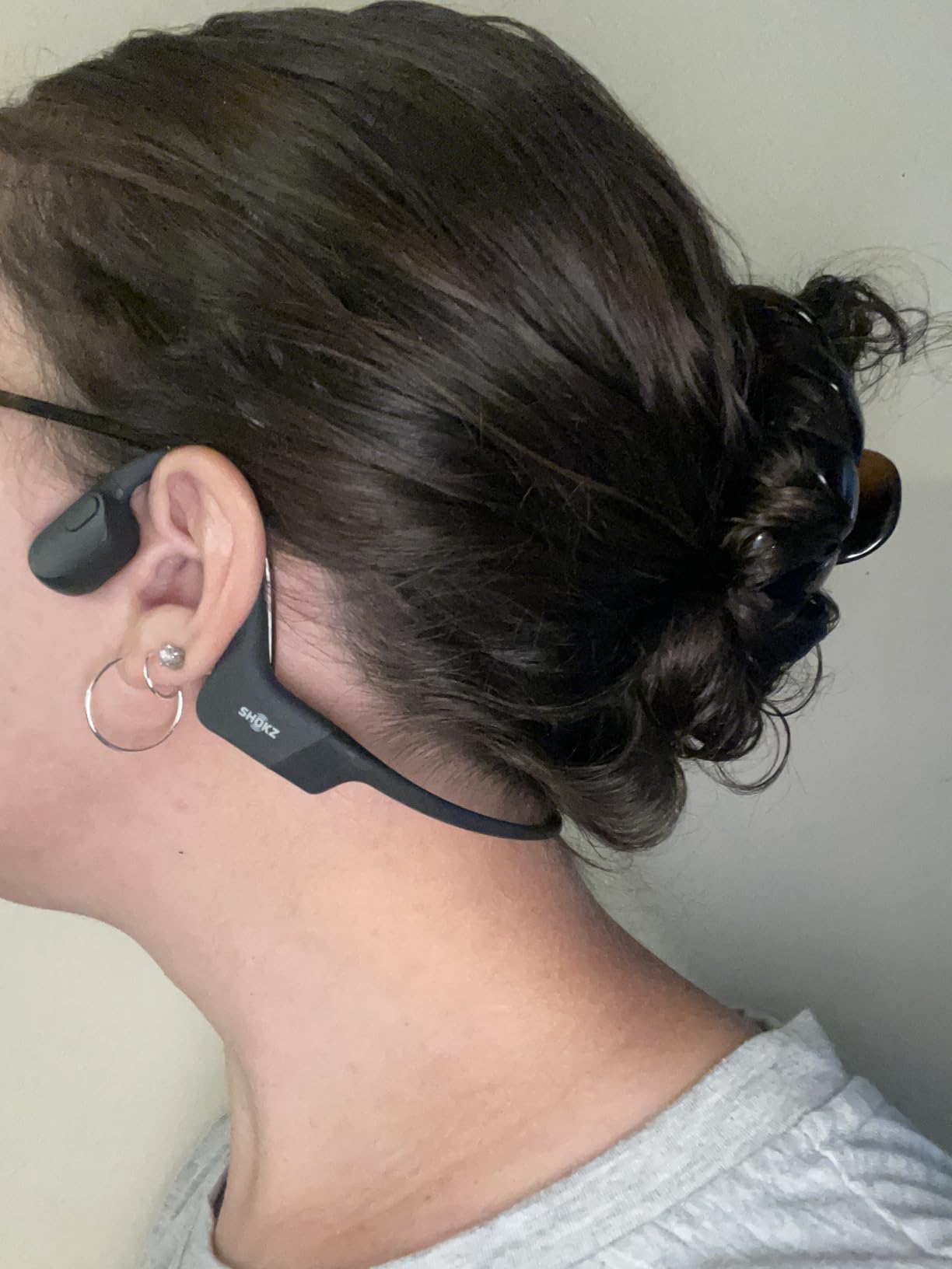 SHOKZ OpenRun Mini with USB-C Charging - Open-Ear Bluetooth Bone Conduction Sport Headphones Customer Review SHOKZ OpenRun Mini with USB-C Charging - Open-Ear Bluetooth Bone Conduction Sport Headphones - Customer Photo 1