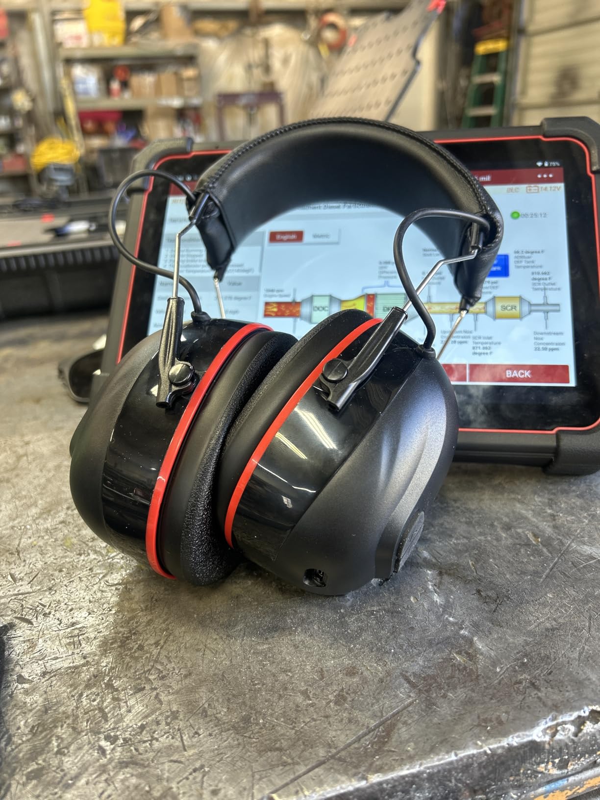 Bluetooth 5.4 Hearing Protection Headphones with 120H Working Time, 30dB SNR, Superior Stereo Sound Quality, Larger Buttons for Easy Operation, Safety Ear Muffs for Lawn Mowing, Workshops-Black Customer Review Bluetooth 5.4 Hearing Protection Headphones with 120H Working Time, 30dB SNR, Superior Stereo Sound Quality, Larger Buttons for Easy Operation, Safety Ear Muffs for Lawn Mowing, Workshops-Black - Customer Photo 1