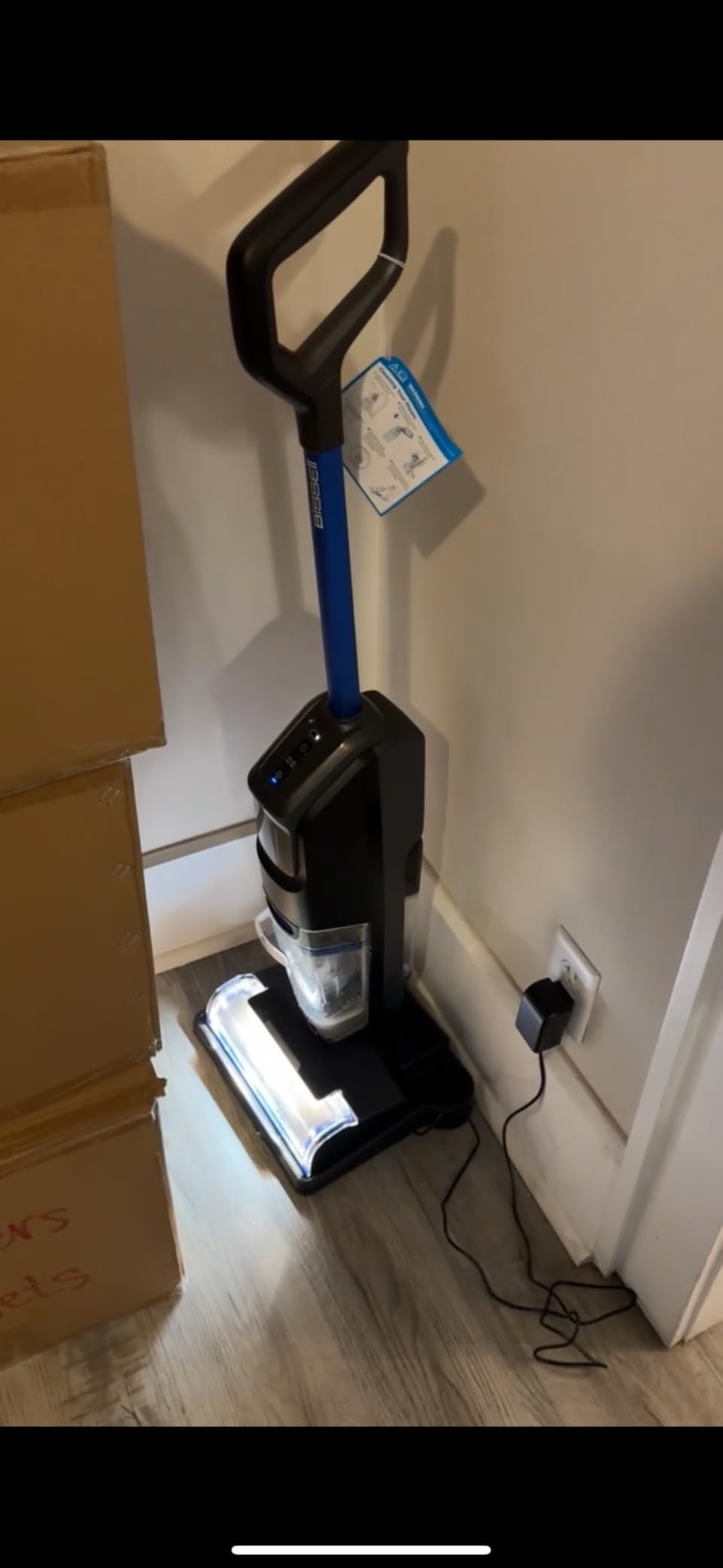Bissell CrossWave OmniFind Cordless Wet Dry Vacuum with FurFinder Headlights, Multi-Surface Hard Floor Cleaner, 3967F Customer Review Bissell CrossWave OmniFind Cordless Wet Dry Vacuum with FurFinder Headlights, Multi-Surface Hard Floor Cleaner, 3967F - Customer Photo 2