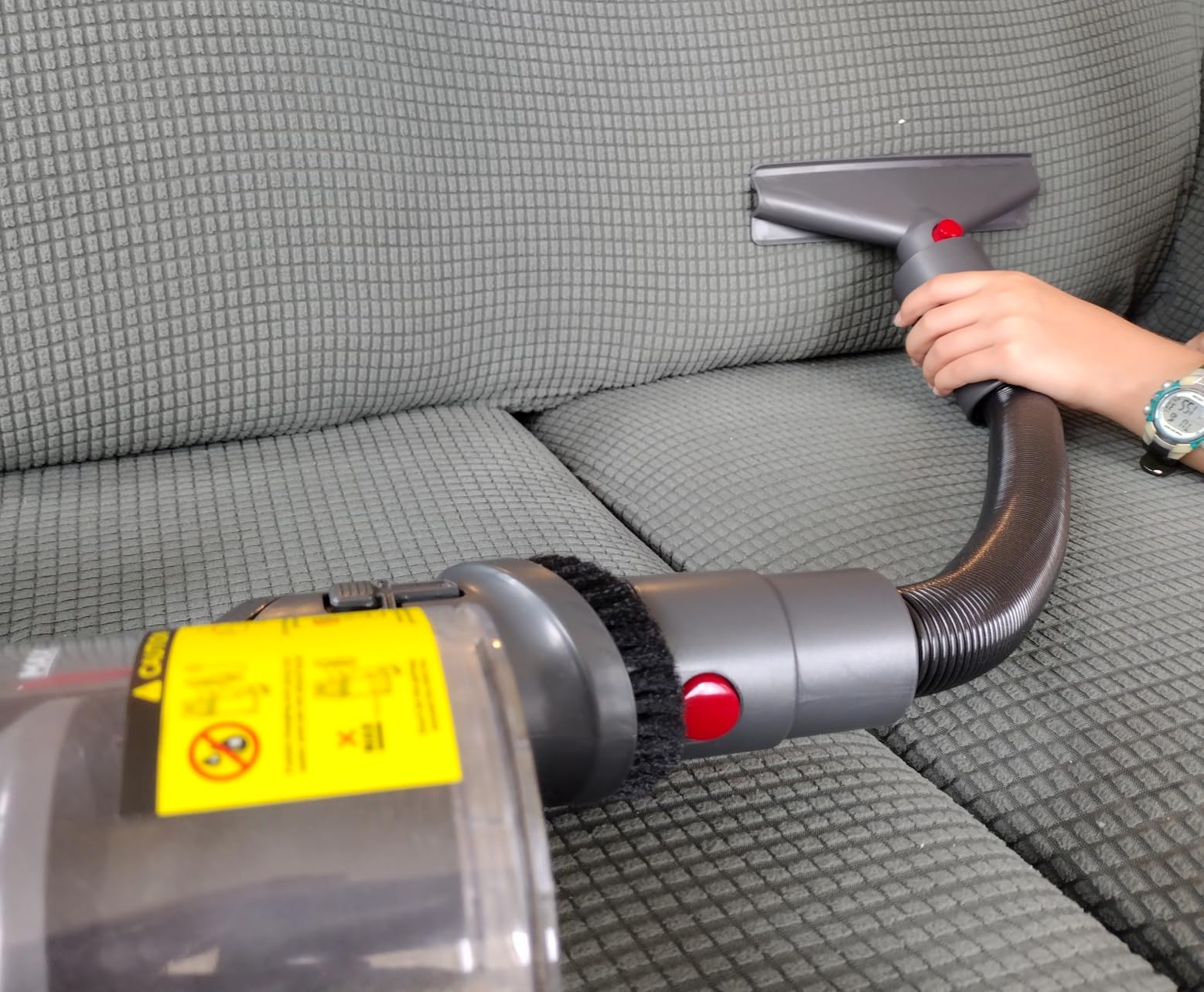 Cordless Vacuum Cleaner 600W/50Kpa, Stick Vacuum Cleaners 65 Mins Max Runtime with Charging Dock, Self-Standing Handheld Vacuum with Touch Display, 6-in-1 Vacuum Cleaner for Carpet/Hard Floor/Pet Hair Customer Review Cordless Vacuum Cleaner 600W/50Kpa, Stick Vacuum Cleaners 65 Mins Max Runtime with Charging Dock, Self-Standing Handheld Vacuum with Touch Display, 6-in-1 Vacuum Cleaner for Carpet/Hard Floor/Pet Hair - Customer Photo 1