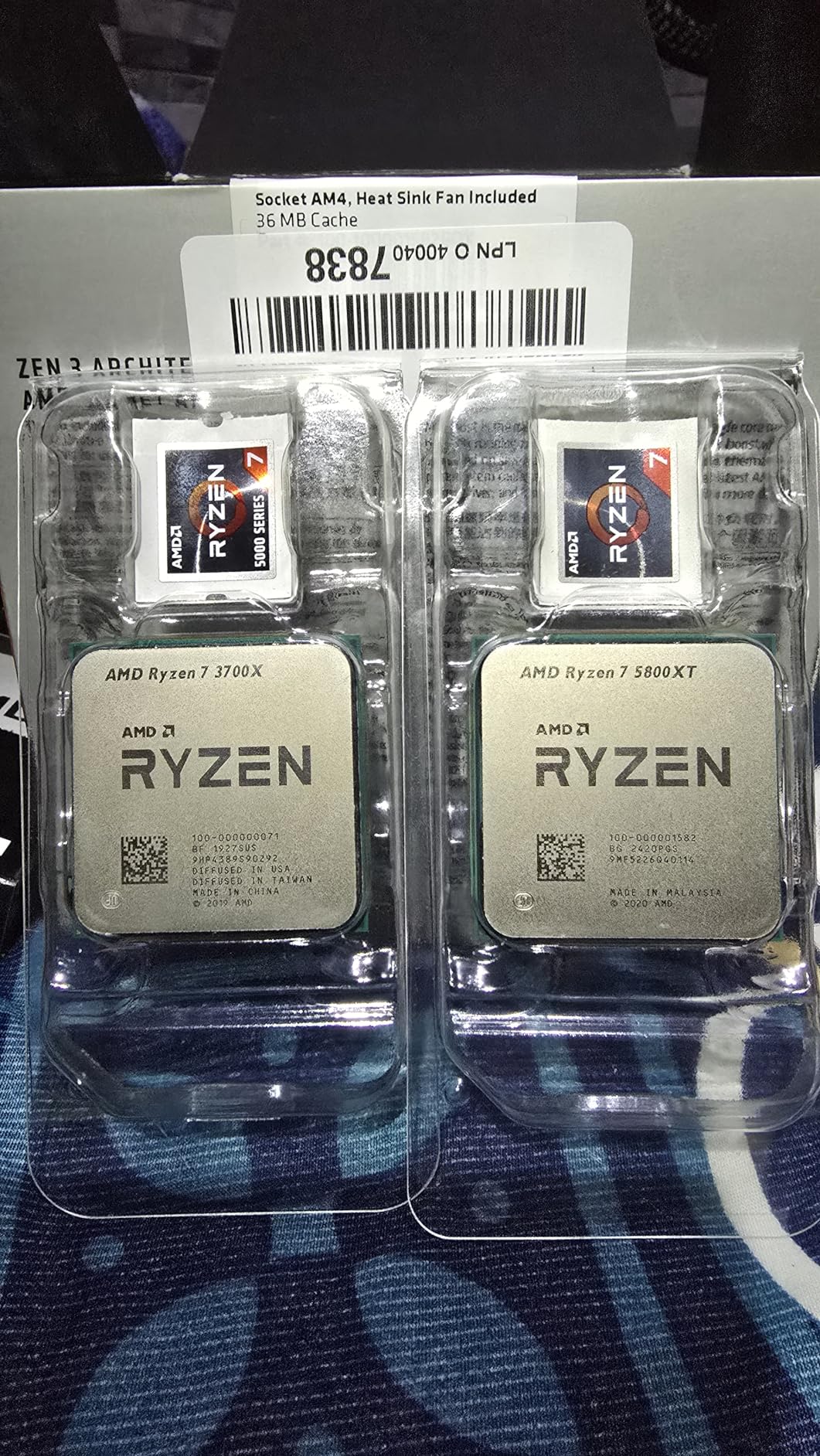 AMD Ryzen™ 7 5800XT 8-Core, 16-Thread Unlocked Desktop Processor customer photo 1