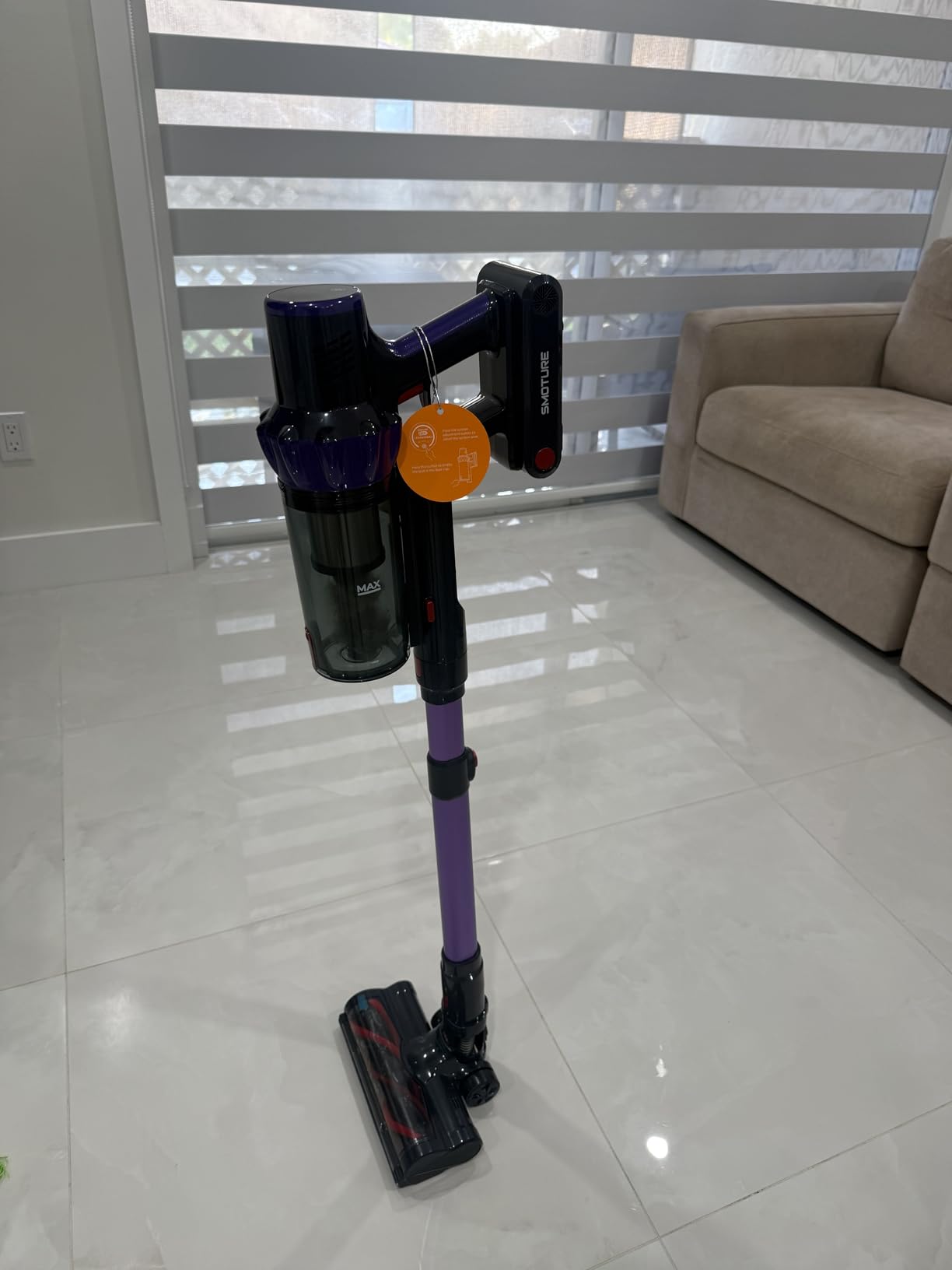 Cordless Vacuum Cleaner, 2 Batteries 110 Mins Runtime Vacuum Cleaners for Home, 45KPA 550W Stick Vacuum with Brushless Motor, Automatically Adjust Suction, Handheld Vacuum for Pet Hair/Carpet/Floor Customer Review Cordless Vacuum Cleaner, 2 Batteries 110 Mins Runtime Vacuum Cleaners for Home, 45KPA 550W Stick Vacuum with Brushless Motor, Automatically Adjust Suction, Handheld Vacuum for Pet Hair/Carpet/Floor - Customer Photo 2