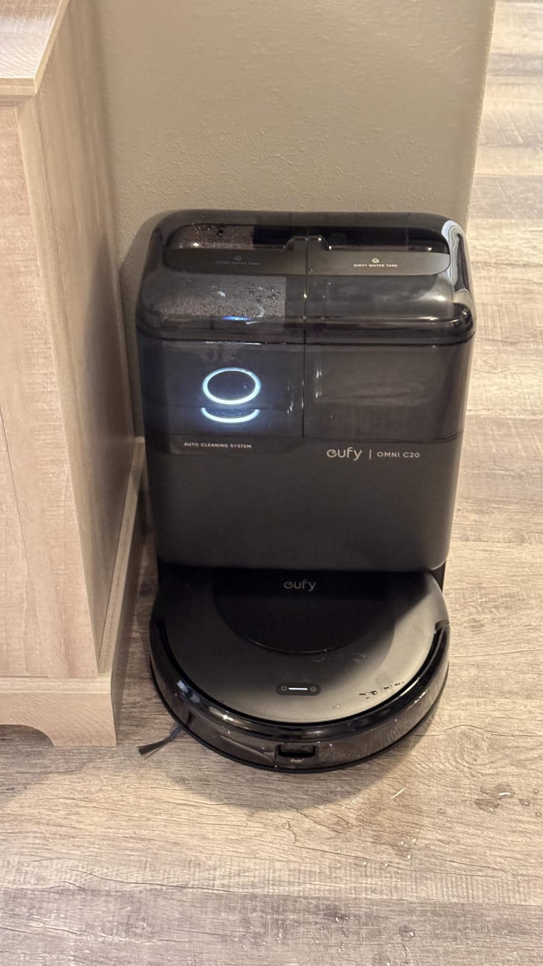eufy Robot Vacuum Omni C20, Robot Vacuum and Mop Combo, Self Emptying, Auto Mop Washing and Auto Drying for Hands-Free Cleaning, 7000 Pa Powerful Suction, 3.35-Inch Design, All-in-One Station Customer Review eufy Robot Vacuum Omni C20, Robot Vacuum and Mop Combo, Self Emptying, Auto Mop Washing and Auto Drying for Hands-Free Cleaning, 7000 Pa Powerful Suction, 3.35-Inch Design, All-in-One Station - Customer Photo 3