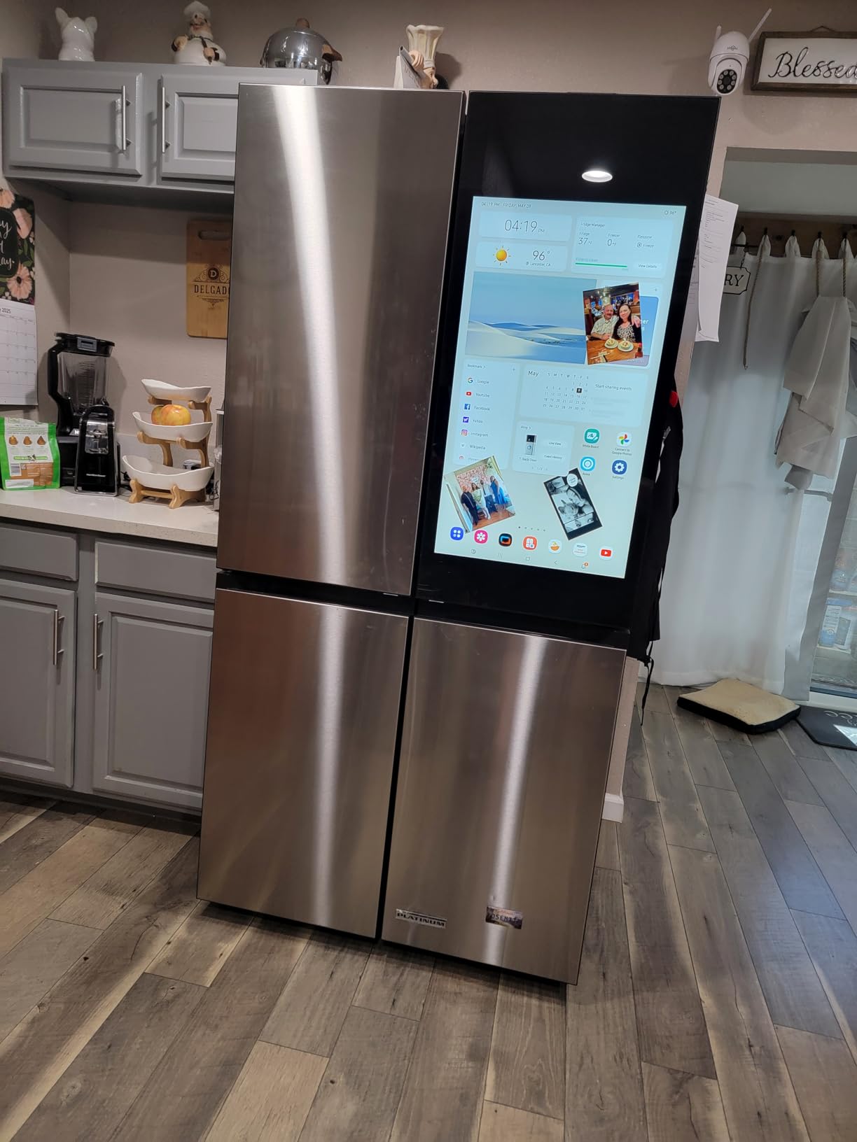 Samsung RF29DB9900QD 29 Cu. Ft. Stainless 4-Door French Door Smart Refrigerator Customer Review Samsung RF29DB9900QD 29 Cu. Ft. Stainless 4-Door French Door Smart Refrigerator - Customer Photo 1