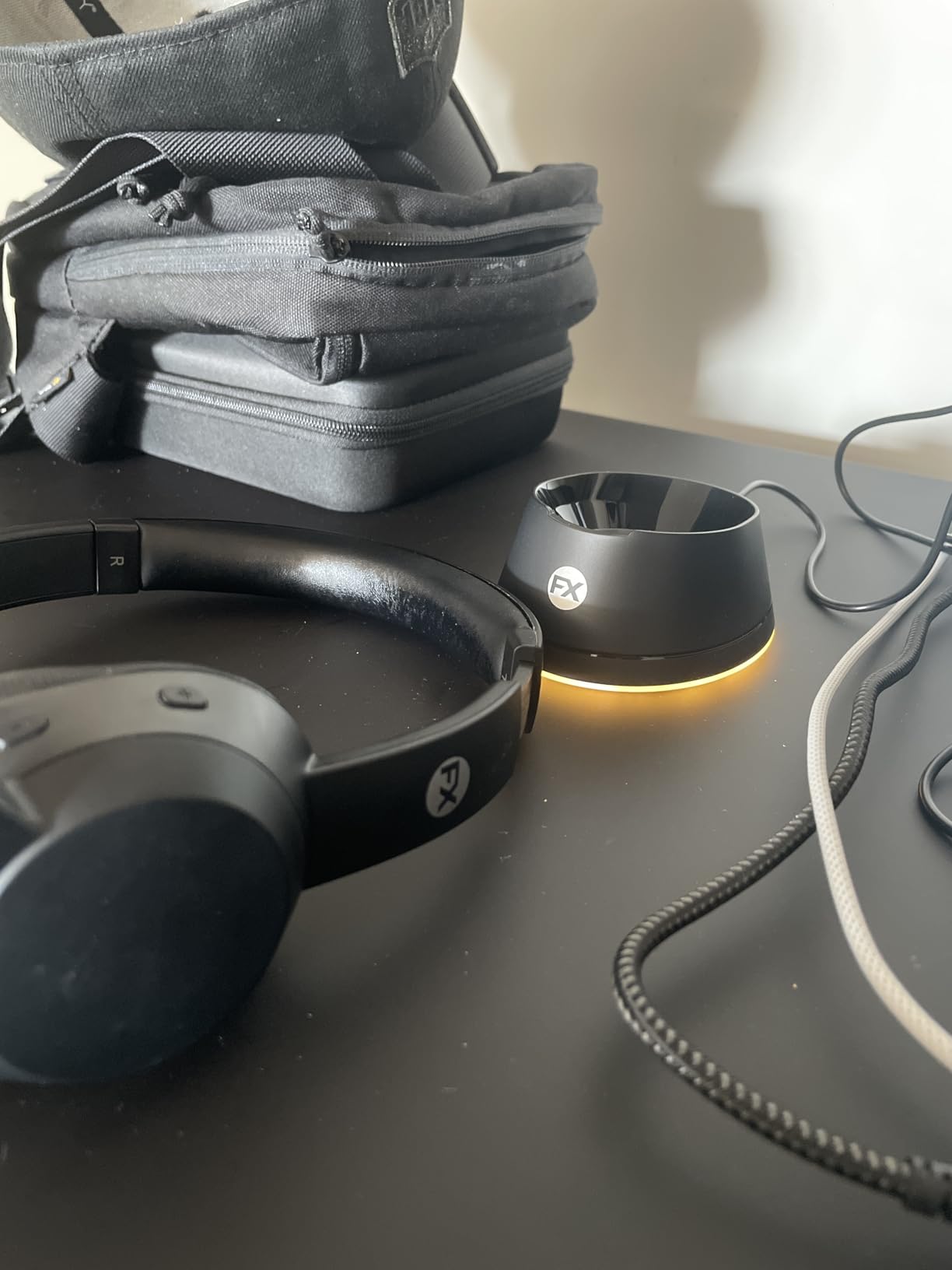 Wireless Headset, Bluetooth Headphones with Mic(AI Noise Cancelling), 65 Hrs Working Time with USB Dongle, Wireless Headset with Mic for Work from Home/Computer/Laptop/PC/Android - Customer Photo 1