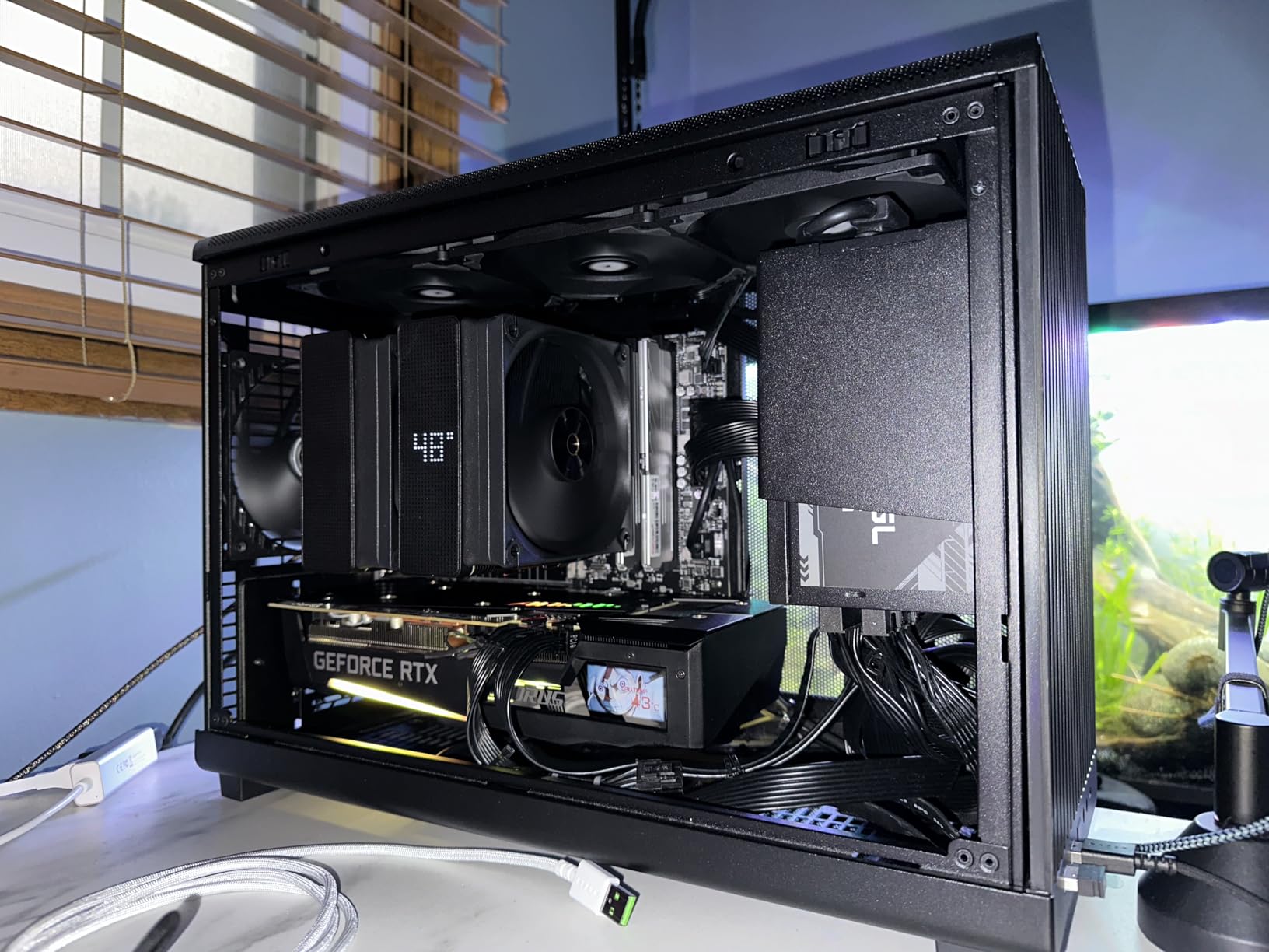 Iota A40 CPU Air Cooler Single Tower CPU Cooler with Digital Display,4 Heat Pipes,Silent 120mm FDB Fan,High Efficiency Radiator,CPU Cooling Fan for AMD AM4/AM5,Intel LGA 115X/1200/1700/1851,BK Customer Review Iota A40 CPU Air Cooler Single Tower CPU Cooler with Digital Display,4 Heat Pipes,Silent 120mm FDB Fan,High Efficiency Radiator,CPU Cooling Fan for AMD AM4/AM5,Intel LGA 115X/1200/1700/1851,BK - Customer Photo 1