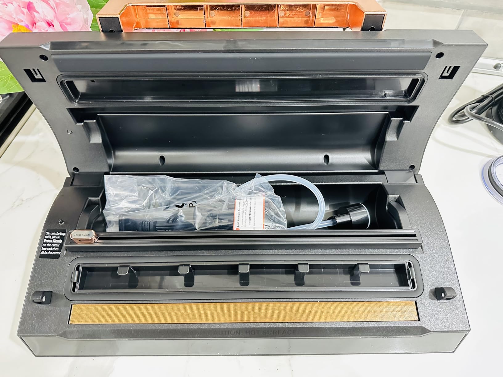 2025 Upgraded Precision Fast-Vacuum Sealer, LIWUNON Commercial Full Automatic Food Vacuum Sealer Machine, Double Heat Seal, Built-in Cutter&Bag Storage Customer Review 2025 Upgraded Precision Fast-Vacuum Sealer, LIWUNON Commercial Full Automatic Food Vacuum Sealer Machine, Double Heat Seal, Built-in Cutter&Bag Storage - Customer Photo 1