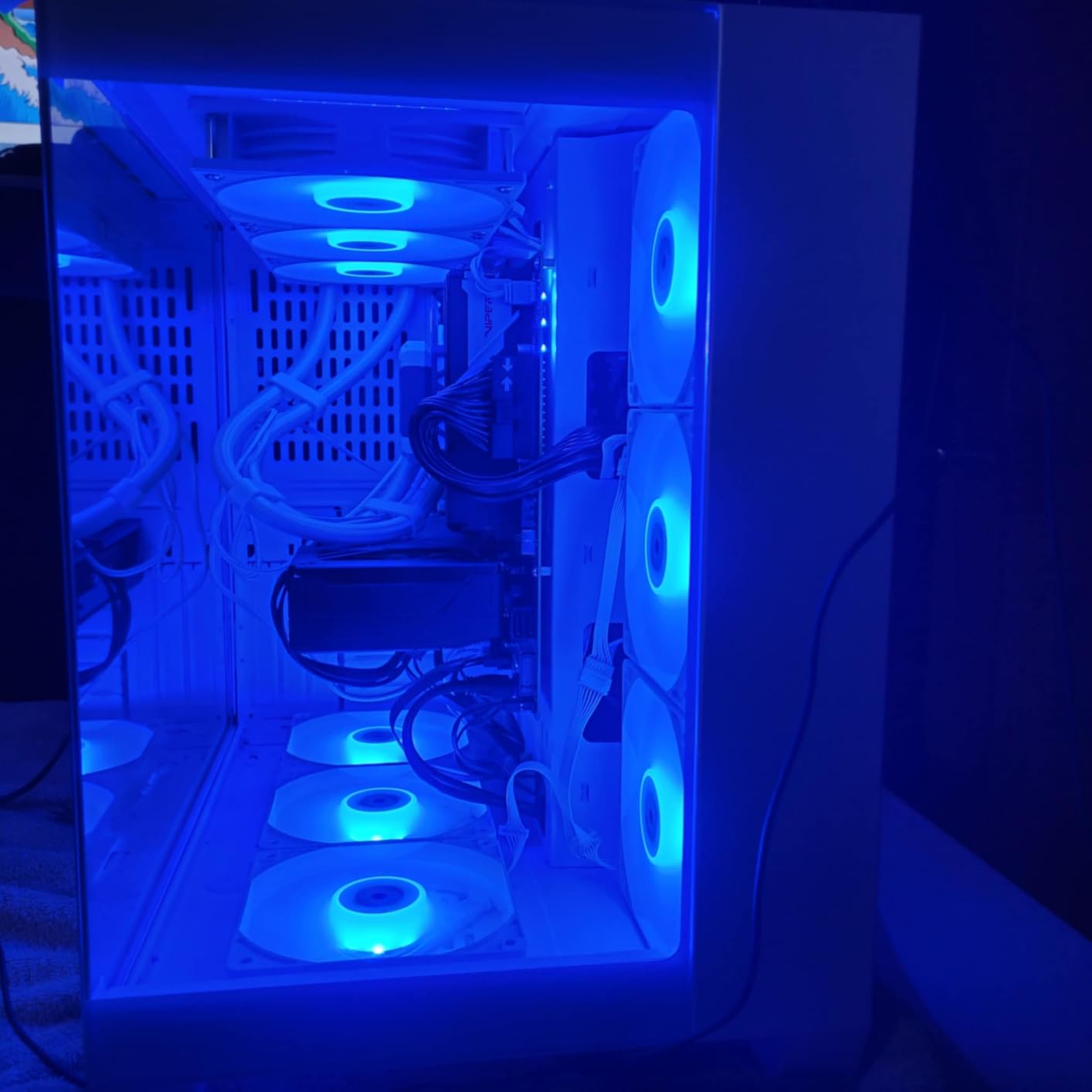 F600 PC Case - Pre-Installed 7 PWM ARGB Fan, ATX Mid-Tower Gaming PC Case, 270° Panoramic Glass with Type-C, FOIFKIN (Black, F600) Customer Review F600 PC Case - Pre-Installed 7 PWM ARGB Fan, ATX Mid-Tower Gaming PC Case, 270° Panoramic Glass with Type-C, FOIFKIN (Black, F600) - Customer Photo 1