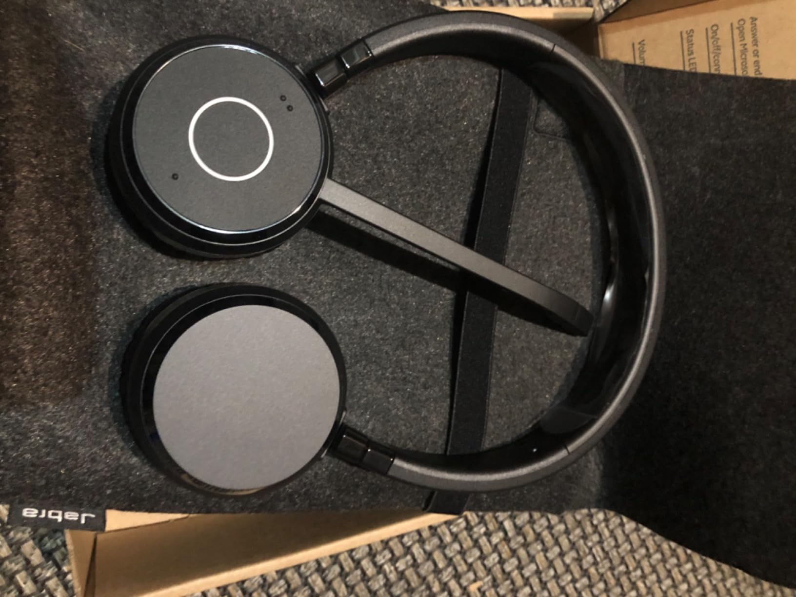 Jabra Evolve 65 TE Wireless Dual-Ear Headphones Customer Review Jabra Evolve 65 TE Wireless Dual-Ear Headphones - Customer Photo 1