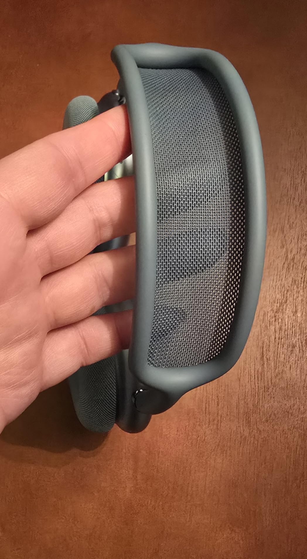 Apple AirPods Max Wireless Over-Ear Headphones, Pro-Level Active Noise Cancellation, Transparency Mode, Personalized Spatial Audio, USB-C Charging, Bluetooth Headphones for iPhone - Midnight Customer Review Apple AirPods Max Wireless Over-Ear Headphones, Pro-Level Active Noise Cancellation, Transparency Mode, Personalized Spatial Audio, USB-C Charging, Bluetooth Headphones for iPhone - Midnight - Customer Photo 2