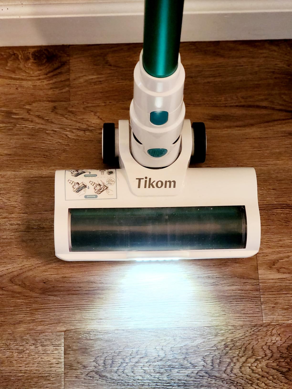Tikom V500 Cordless Vacuum Cleaner for Home, 40000Pa/450W Stick Vacuum with LED Touch Screen, Charging Wall Dock, Anti-Tangle, Lightweight Handheld Vacuum for Pet Hair, Hard Floor, Carpet Customer Review Tikom V500 Cordless Vacuum Cleaner for Home, 40000Pa/450W Stick Vacuum with LED Touch Screen, Charging Wall Dock, Anti-Tangle, Lightweight Handheld Vacuum for Pet Hair, Hard Floor, Carpet - Customer Photo 2