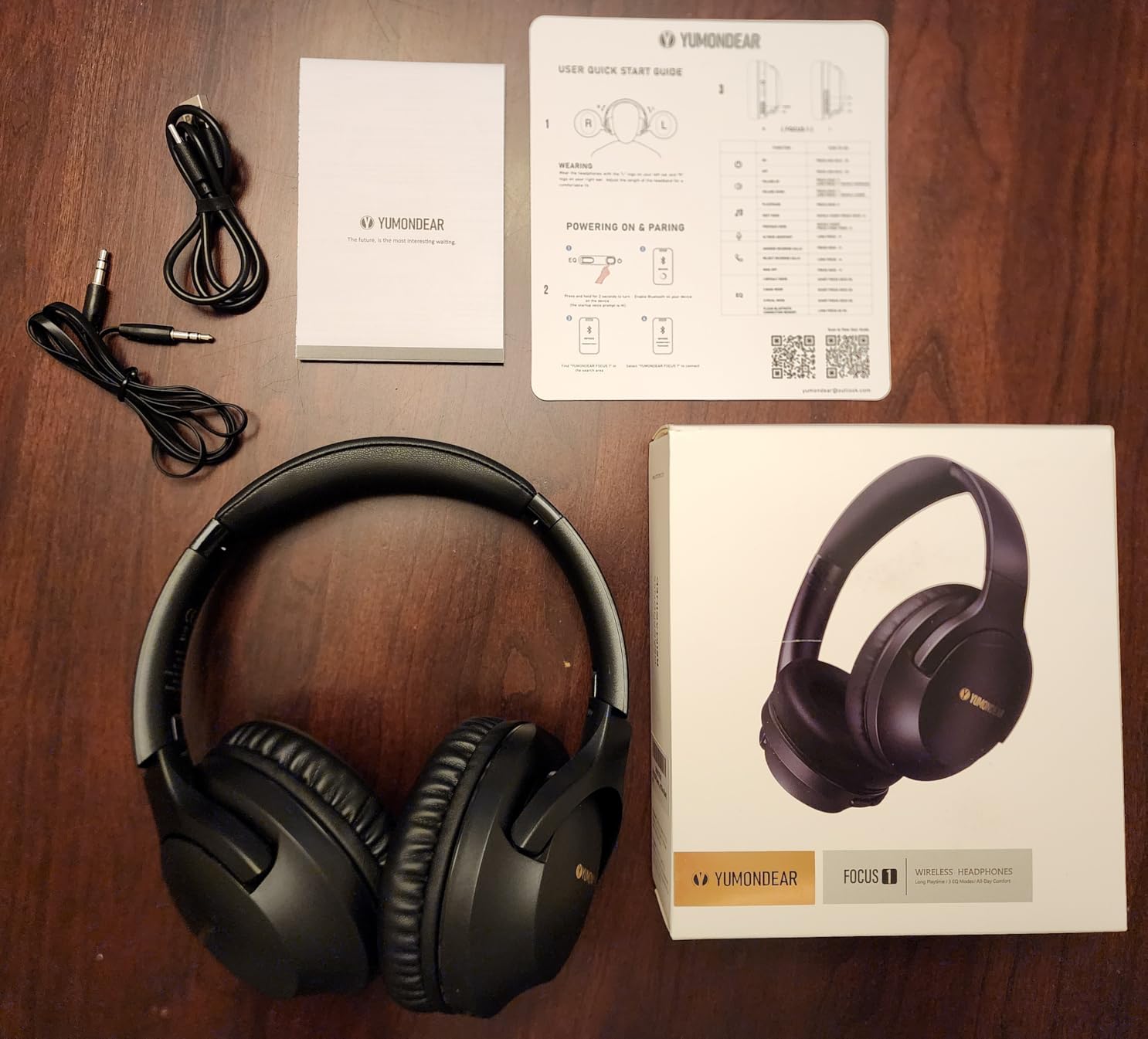 Bluetooth Headphones Over Ear 80H Playtime, Wireless Headphones Over Ear with 3 EQ Modes, Built-in ENC Mic, Deep Bass, HiFi Stereo Foldable 5.4 Bluetooth Headset for Phone PC Travel Gym Workout Customer Review Bluetooth Headphones Over Ear 80H Playtime, Wireless Headphones Over Ear with 3 EQ Modes, Built-in ENC Mic, Deep Bass, HiFi Stereo Foldable 5.4 Bluetooth Headset for Phone PC Travel Gym Workout - Customer Photo 2