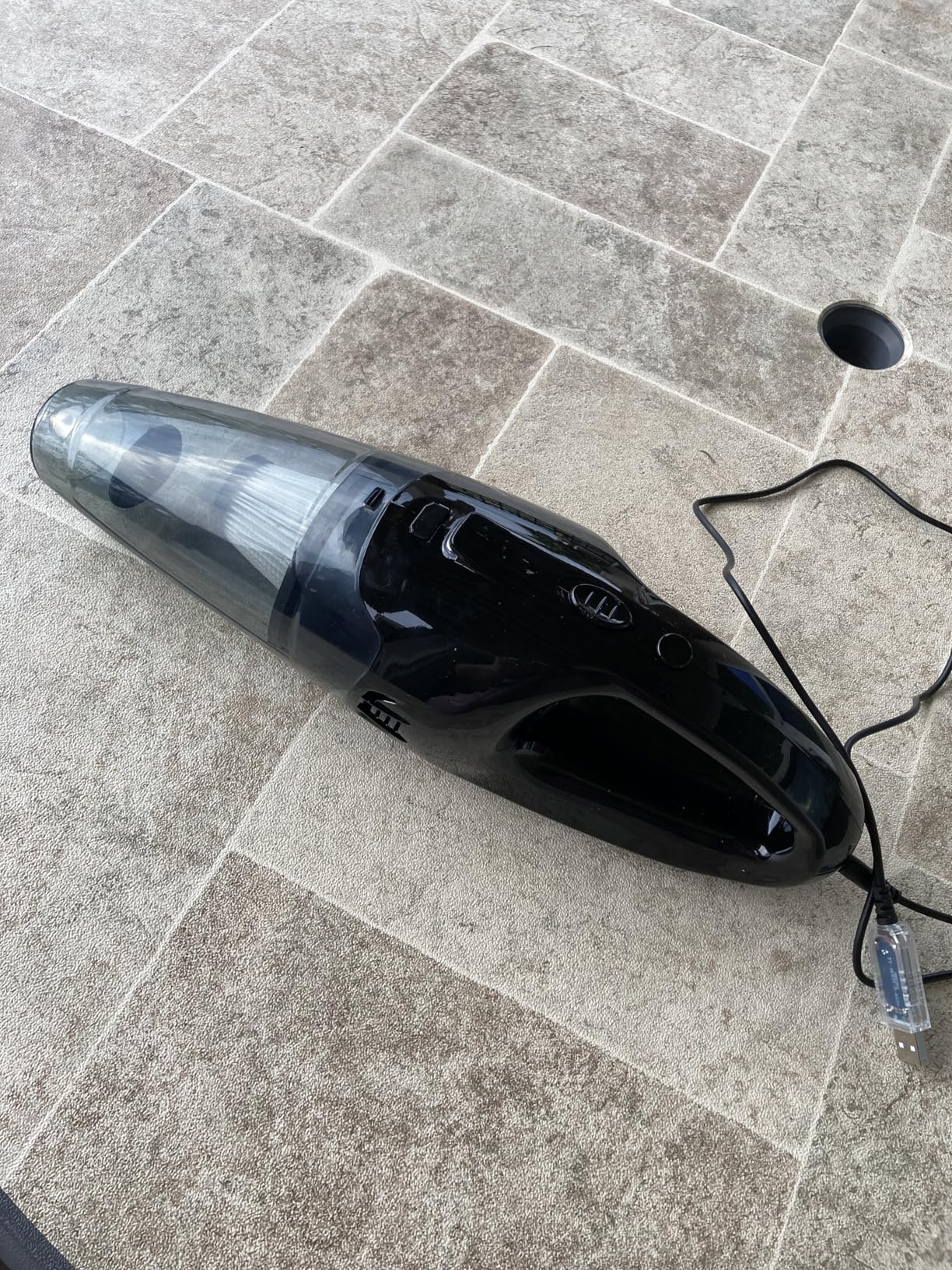 Handheld Vacuum Cordless Rechargeable 3-in-1, Car Vacuum Portable Cordless with USB Charge, Hand Vacuum with LED Light, HEPA Filter, 1.65LBs Lightweight Vacuum Cleaner for Dust, Pet Hair - Customer Photo 2