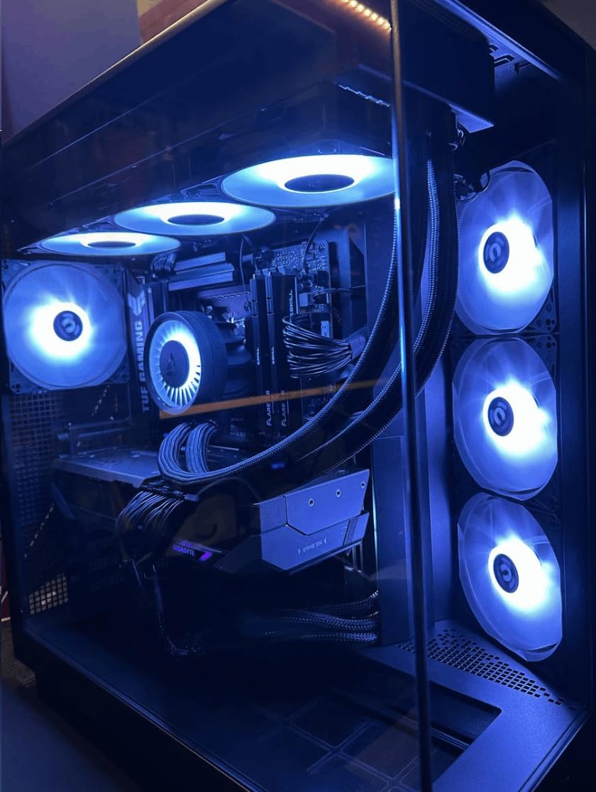 ARCTIC Liquid Freezer III Pro 360 A-RGB - AIO CPU Cooler, 3 x 120 mm Water Cooling, 38 mm Radiator, PWM Pump, VRM Fan, AMD AM5/AM4, Intel LGA1851/1700 Contact Frame - Black Customer Review ARCTIC Liquid Freezer III Pro 360 A-RGB - AIO CPU Cooler, 3 x 120 mm Water Cooling, 38 mm Radiator, PWM Pump, VRM Fan, AMD AM5/AM4, Intel LGA1851/1700 Contact Frame - Black - Customer Photo 2