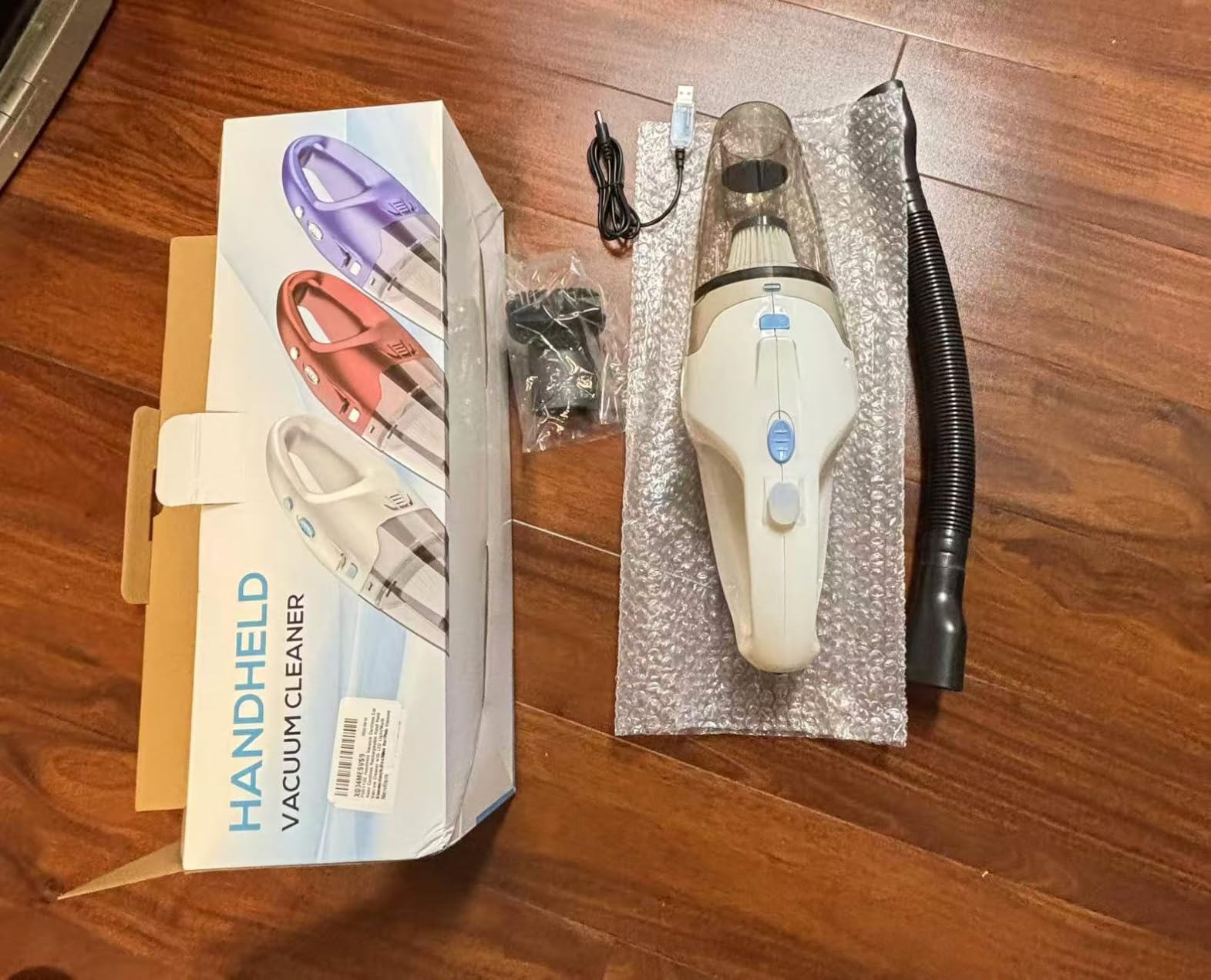 Handheld Vacuum Cordless,Car Hand Cordless Rechargeable,Powerful Suction Hand Held Vacuum with LED Light/Multi Accessories,1.6lbs Car Mini Portable Vacuum Cleaner for Home Office Pet Customer Review Handheld Vacuum Cordless,Car Hand Cordless Rechargeable,Powerful Suction Hand Held Vacuum with LED Light/Multi Accessories,1.6lbs Car Mini Portable Vacuum Cleaner for Home Office Pet - Customer Photo 1