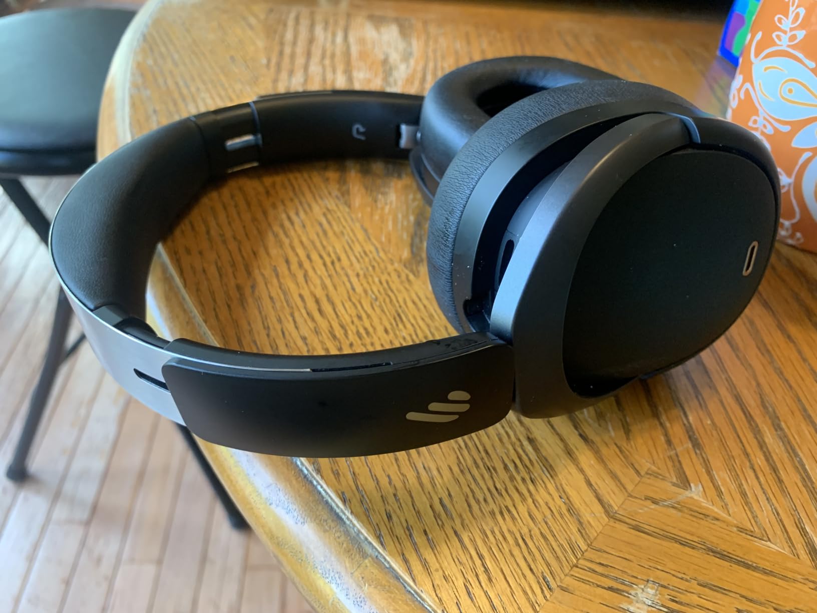 Edifier W80 Over Ear Headphones with -49dB Active Noise Cancelling, LDAC Hi-Res Wired & Wireless, AI Clear Call, Fast Charging, Multipoint Connection, Bluetooth V5.4 - Black - Customer Photo 2