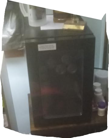 Compact Freestanding Beverage Refrigerator,24 Can/0.9 Cubic Feet Mini Fridge with Reversible Glass Front Door for Soda, Beer or Wine, Under Counter Small Refrigerator with Adjustable Shelves Customer Review Compact Freestanding Beverage Refrigerator,24 Can/0.9 Cubic Feet Mini Fridge with Reversible Glass Front Door for Soda, Beer or Wine, Under Counter Small Refrigerator with Adjustable Shelves - Customer Photo 3