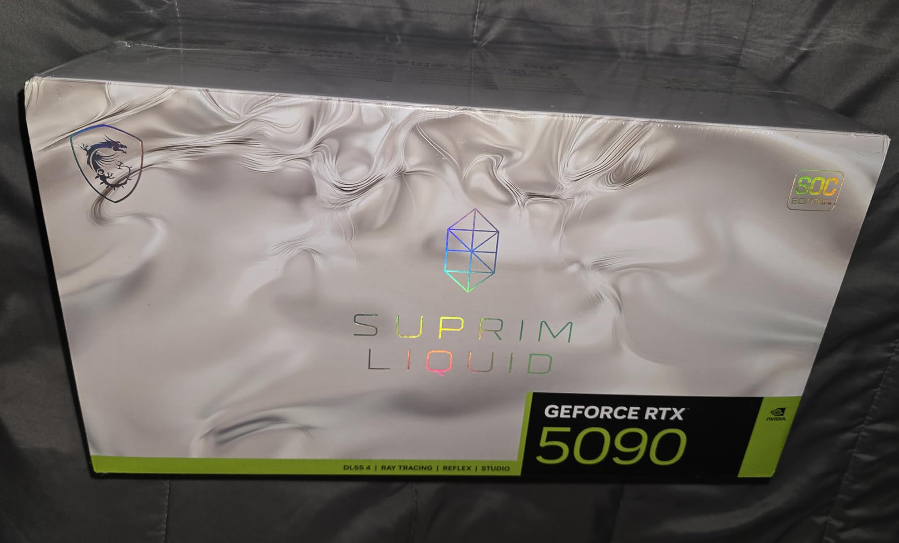MSI Gaming RTX 5090 32G SUPRIM Liquid SOC Graphics Card (32GB GDDR7, 512-bit, Extreme Performance: 2580 MHz, DisplayPort x3 2.1a, HDMI 2.1b, NVIDIA Blackwell Architecture) Customer Review MSI Gaming RTX 5090 32G SUPRIM Liquid SOC Graphics Card (32GB GDDR7, 512-bit, Extreme Performance: 2580 MHz, DisplayPort x3 2.1a, HDMI 2.1b, NVIDIA Blackwell Architecture) - Customer Photo 2