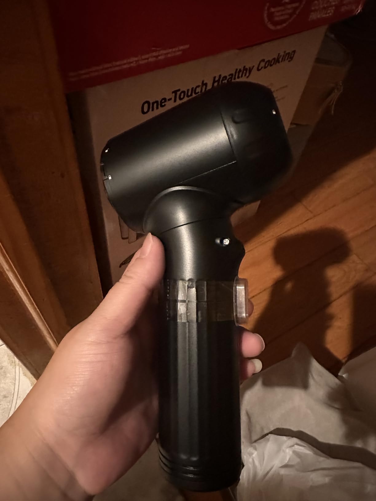 Car Vacuum Cleaner High Power Handheld Vacuum 150W 17000Pa 4-in-1 Mini Vacuum Cleaner Cordless and Air Duster with 180° Adjustable Handle Led Light Portable Vacuum for Car, Home, Deep Black - Customer Photo 2