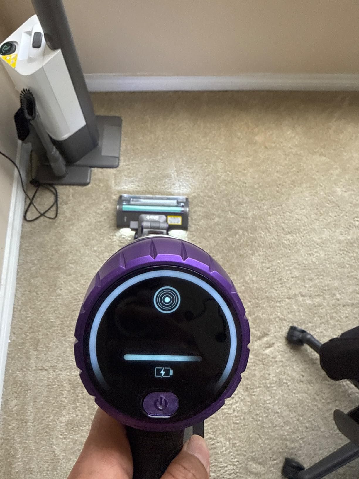 Shark PowerDetect Clean & Empty Cordless Stick Vacuum & Auto-Empty System, Powerful Suction, HEPA Filtration, Carpet & Hard Floor, Portable, Stick Vacuum for Pet Hair, Dark Gray, IP3253 Customer Review Shark PowerDetect Clean & Empty Cordless Stick Vacuum & Auto-Empty System, Powerful Suction, HEPA Filtration, Carpet & Hard Floor, Portable, Stick Vacuum for Pet Hair, Dark Gray, IP3253 - Customer Photo 1
