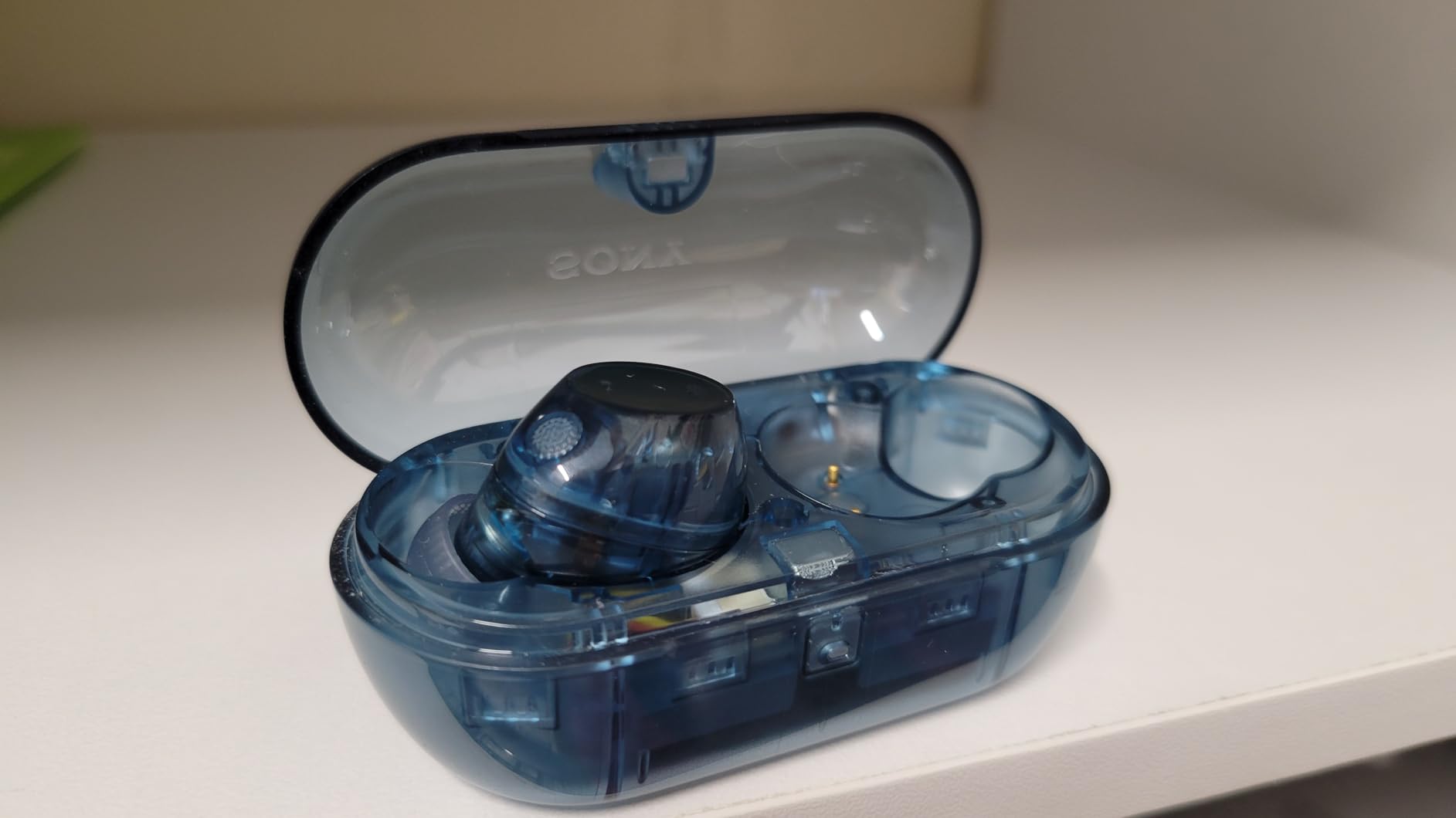 Sony WF-C710N Truly Wireless Noise-Canceling Earbuds with up to 30-Hour Battery Life, Lightweight and Secure, Glass Blue Customer Review Sony WF-C710N Truly Wireless Noise-Canceling Earbuds with up to 30-Hour Battery Life, Lightweight and Secure, Glass Blue - Customer Photo 1