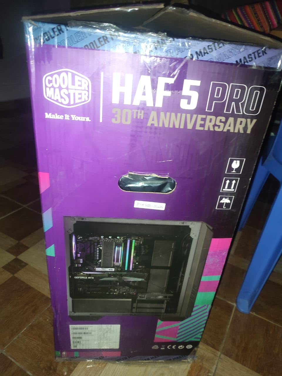 Cooler Master HAF 500 Pro High Airflow Mid-Tower ATX Gaming Case|Power|Thermal, Hyper 212 Halo CPU Cooler, MWE 650W Gold PSU, Dual 200mm aRGB Fans, Mesh Front, Tempered Glass, Cable Management Customer Review Cooler Master HAF 500 Pro High Airflow Mid-Tower ATX Gaming Case|Power|Thermal, Hyper 212 Halo CPU Cooler, MWE 650W Gold PSU, Dual 200mm aRGB Fans, Mesh Front, Tempered Glass, Cable Management - Customer Photo 2