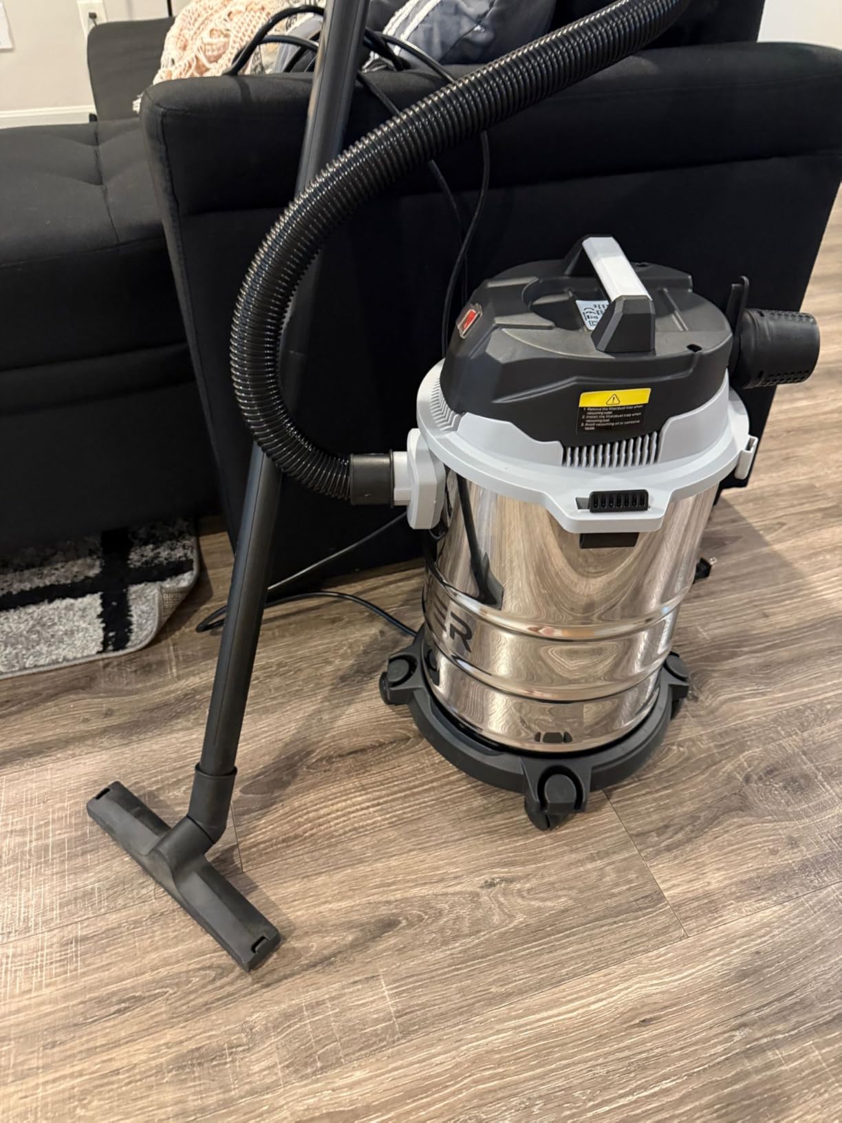 26.5 Gallon 11 Peak HP Wet/Dry Vacuum, Stainless Steel Tank, 2 in 1 Function Portable Shop Vacuum - Customer Photo 1