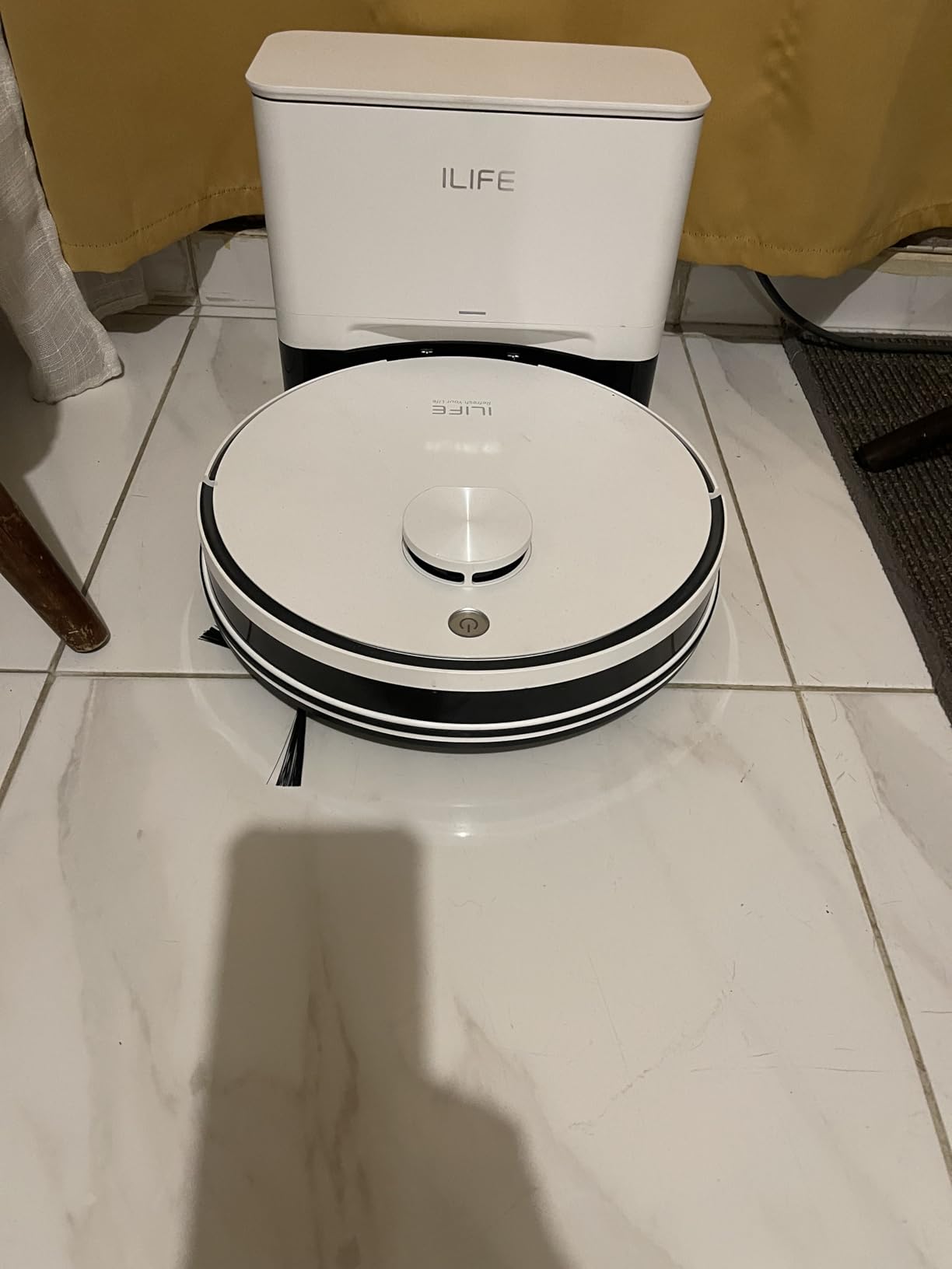 ILIFE A30 Pro Robot Vacuum and Mop, Self Emptying Station for 60 Days, 5000Pa Suction, LiDAR Navigation, No-Go Zones, 2.4G WiFi/App/Alexa/Remote Control, Roller Brush for Carpet, Hard Floors, 110V Customer Review ILIFE A30 Pro Robot Vacuum and Mop, Self Emptying Station for 60 Days, 5000Pa Suction, LiDAR Navigation, No-Go Zones, 2.4G WiFi/App/Alexa/Remote Control, Roller Brush for Carpet, Hard Floors, 110V - Customer Photo 1