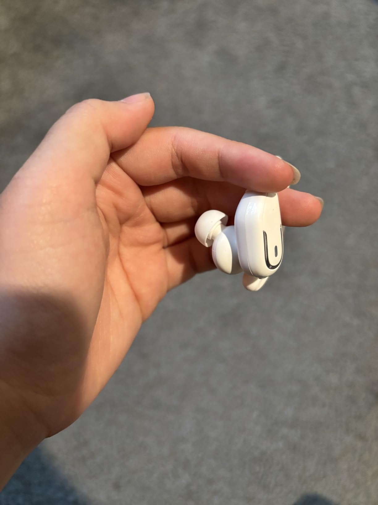 Wireless Earbuds, Sport Bluetooth 5.4 Headphones 2025 New Bluetooth Earbuds with 75Hrs Stereo, 4 ENC Mic, Noise Canceling Over-Ear Buds with Earhooks, IP7 Waterproof Earphones for Workout/Running/Gym Customer Review Wireless Earbuds, Sport Bluetooth 5.4 Headphones 2025 New Bluetooth Earbuds with 75Hrs Stereo, 4 ENC Mic, Noise Canceling Over-Ear Buds with Earhooks, IP7 Waterproof Earphones for Workout/Running/Gym - Customer Photo 1