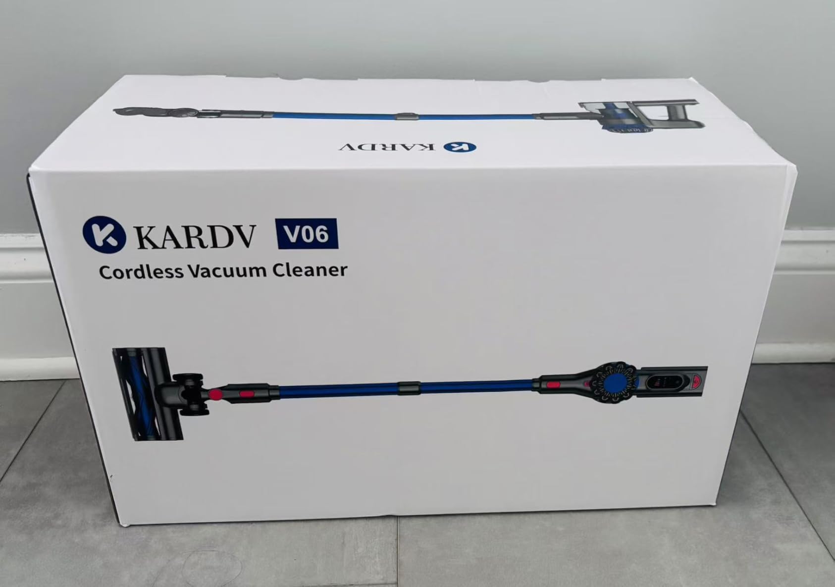 Cordless Vacuum Cleaner, 500W/40Kpa Vacuum Cleaners for Home, 60Mins Stick Vacuum with LED Display, Anti-Tangle & Wall Mount Charging, 8 in 1 Lightweight Vacuum for Hard Floors Carpet Pet Hair - Customer Photo 2