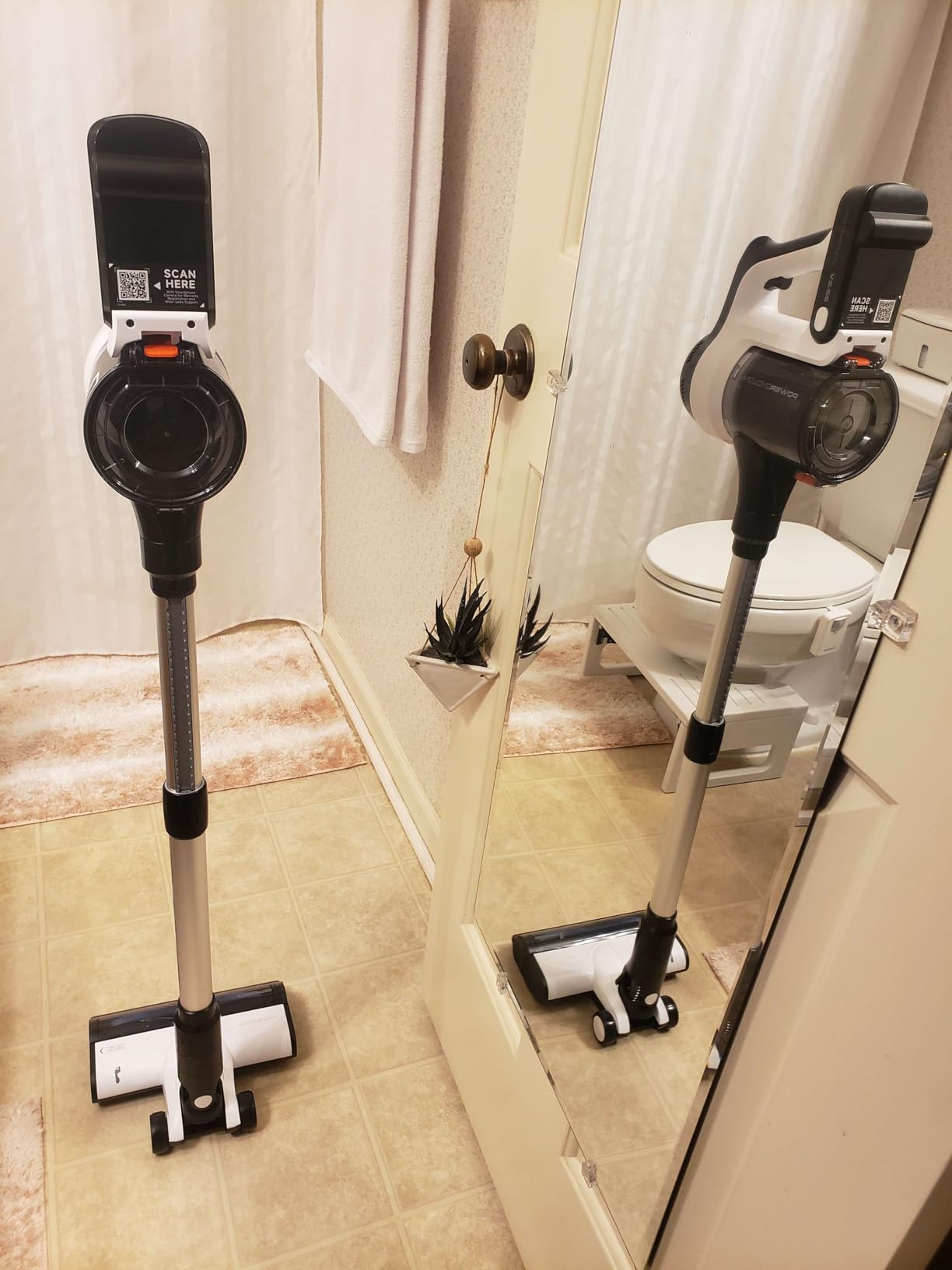 YONNDER Cordless Vacuum Cleaner, 48KPA/550W/65Mins Powerful Stick Vacuum for Home, Anti-Tangle, Self-Standing, Lightweight, Charging Dock, Vacuum Cleaner for Hardwood Floor/Carpet/Pet Hair/Car, M1 Customer Review YONNDER Cordless Vacuum Cleaner, 48KPA/550W/65Mins Powerful Stick Vacuum for Home, Anti-Tangle, Self-Standing, Lightweight, Charging Dock, Vacuum Cleaner for Hardwood Floor/Carpet/Pet Hair/Car, M1 - Customer Photo 1