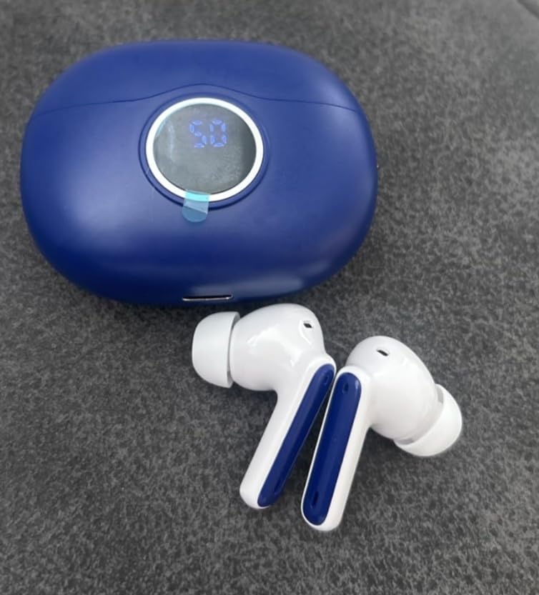 A10 Pro Wireless Earbuds, Bluetooth 5.3 Headphones HiFi Stereo 50H Playback LED Digital Display Ear Buds with ENC Noise Canceling Headset, IPX7 Waterproof Earphones for Gym/Running/Work Customer Review A10 Pro Wireless Earbuds, Bluetooth 5.3 Headphones HiFi Stereo 50H Playback LED Digital Display Ear Buds with ENC Noise Canceling Headset, IPX7 Waterproof Earphones for Gym/Running/Work - Customer Photo 1