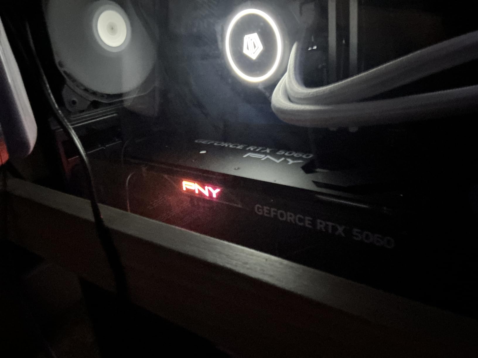 PNY NVIDIA GeForce RTX 5060 Epic-X ARGB OC Triple Fan Graphics Card Customer Review PNY NVIDIA GeForce RTX 5060 Epic-X ARGB OC Triple Fan Graphics Card - Customer Photo 2