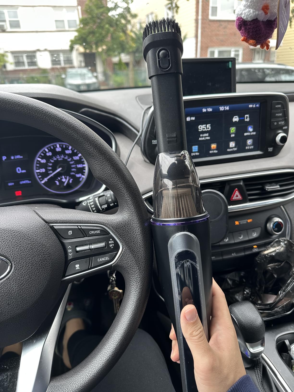 Handheld Vacuum Cordless - Car Vacuum with Brushless Motor & 14000Pa Powerful Suction, 1.2lbs Lightweight, LED Light, Slim Mini Vacuum Cleaner for Car Home Office Pet - Customer Photo 2