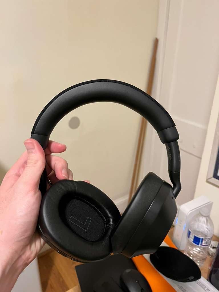 Noise Cancelling Headphones Over Ear Bluetooth 5.3, Wireless/Wired Headset with Mic, 40H Playtime, Deep Bass, Foldable, Transparency Mode, Ideal for Airplane Travel, Work, Commute, Sleep Customer Review Noise Cancelling Headphones Over Ear Bluetooth 5.3, Wireless/Wired Headset with Mic, 40H Playtime, Deep Bass, Foldable, Transparency Mode, Ideal for Airplane Travel, Work, Commute, Sleep - Customer Photo 2